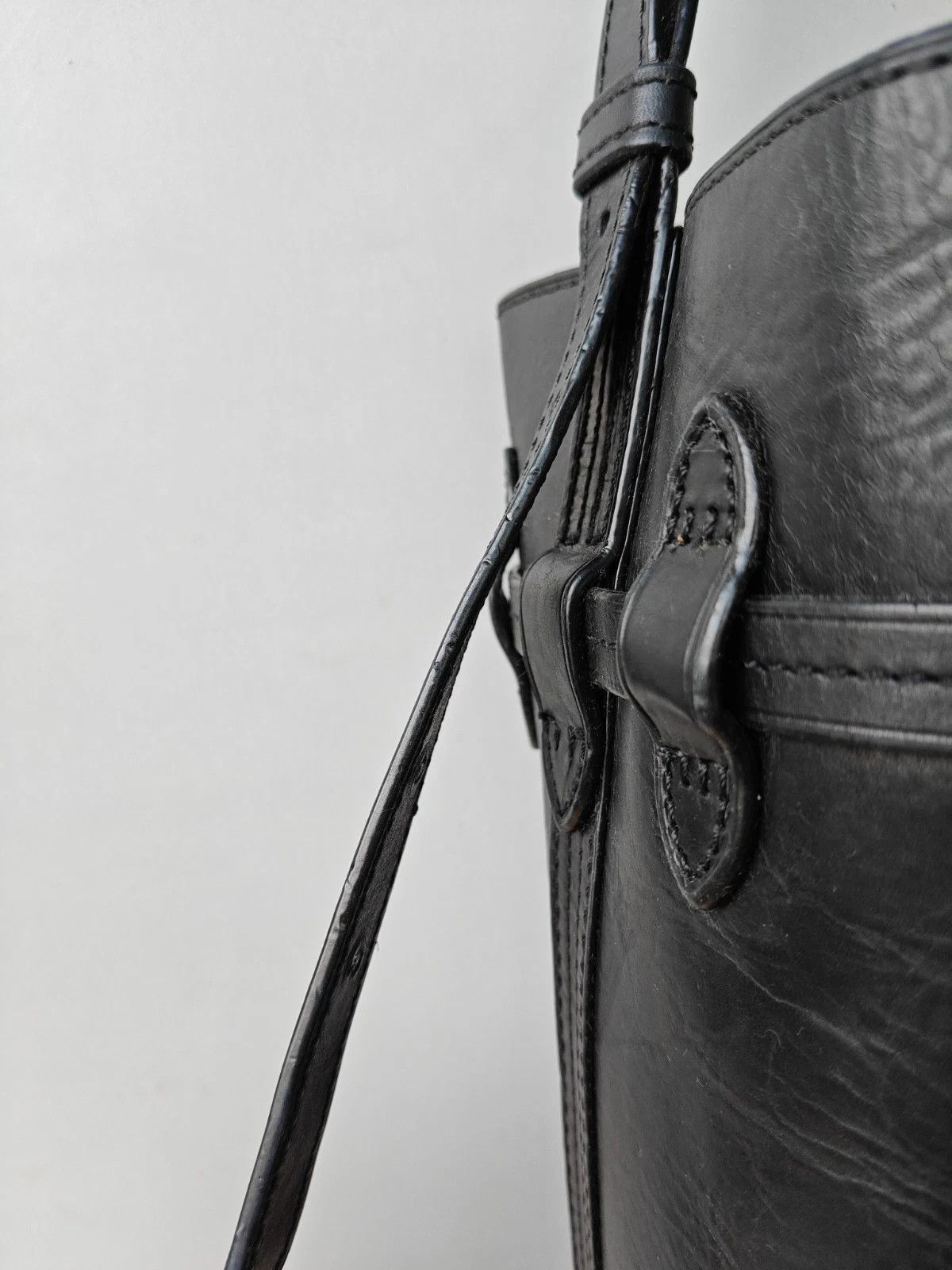 Polo Ralph Lauren Polo Ralph Lauren Bellport Leather Large Bucket Bag FTP 0007 Size ONE SIZE - 9 Thumbnail