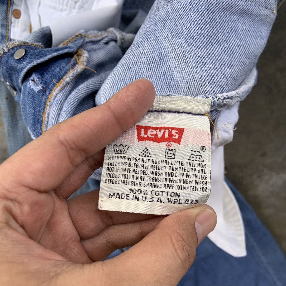 Levi's Vintage Clothing W30'' Vintage Levis 501xx Denim Blue Pants Distressed Size US 30 / EU 46 - 6 Thumbnail