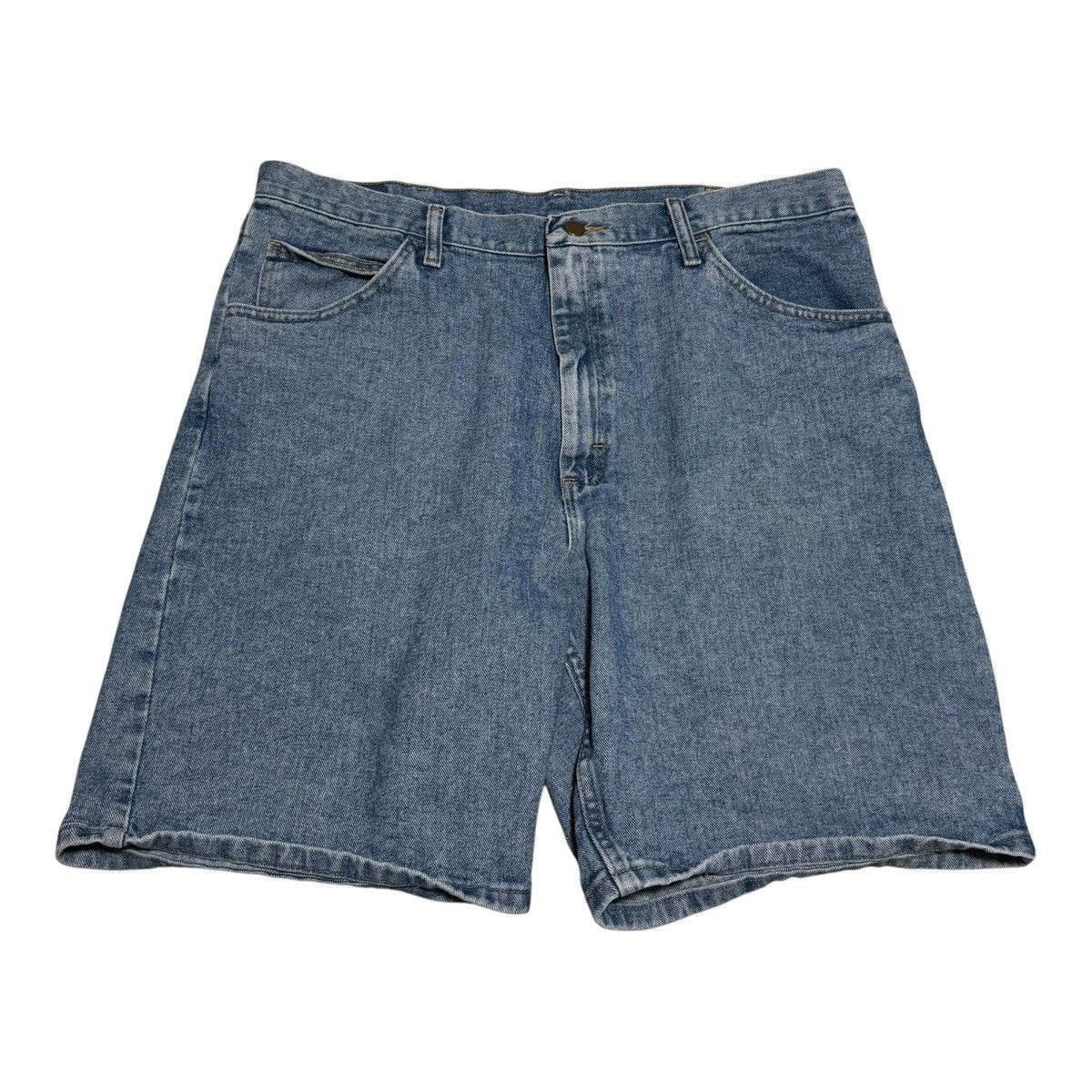 Wrangler Wrangler Relaxed Fit Light Wash Jean Shorts Mens 39) Size US 39 - 3 Thumbnail