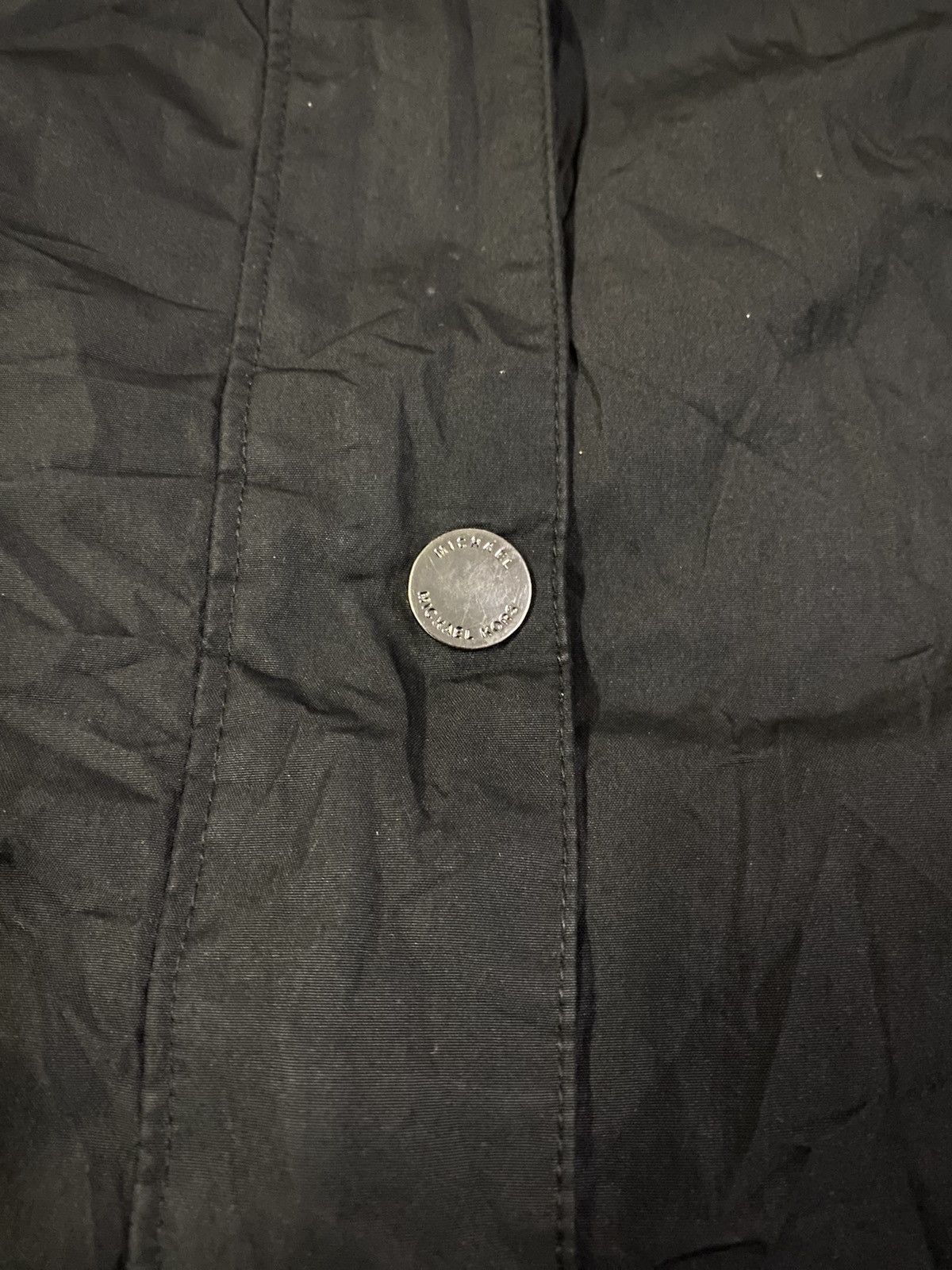 Michael Kors Zip-Up and Button Up Hooded Windbreaker