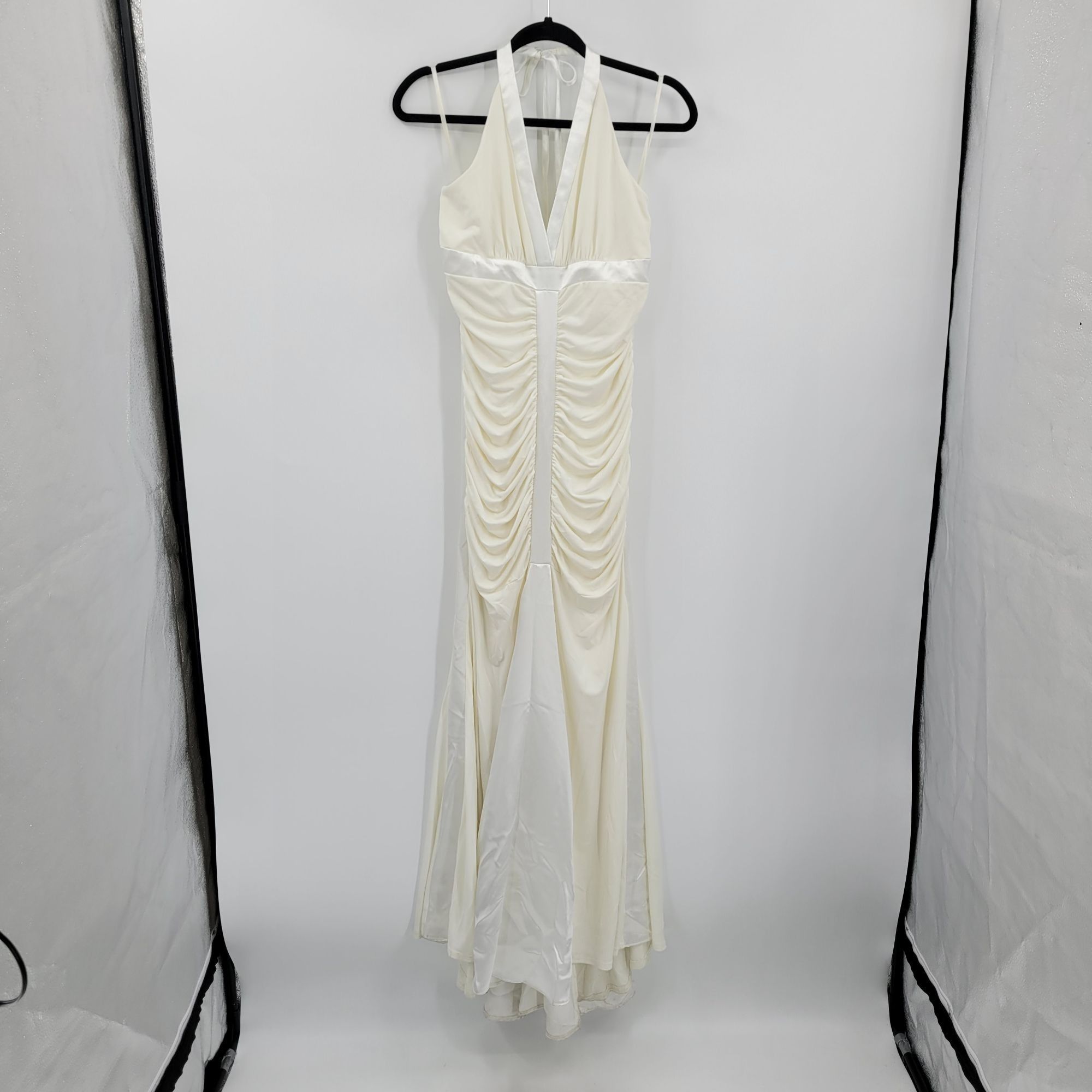 Jessica McClintock Vtg 80s Jessica McClintock Wedding Dress Gown Sz 8 Ivory Bod Size M / US 6-8 / IT 42-44 - 8 Thumbnail