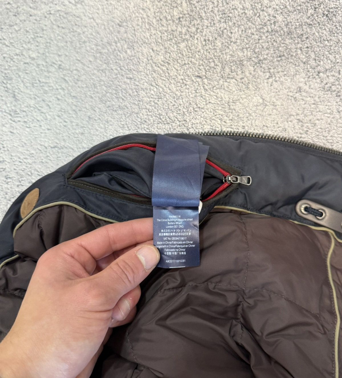 Hackett Hackett London Arctic Parka Men M Navy Down Jacket Hood Warm Size US M / EU 48-50 / 2 - 13 Thumbnail