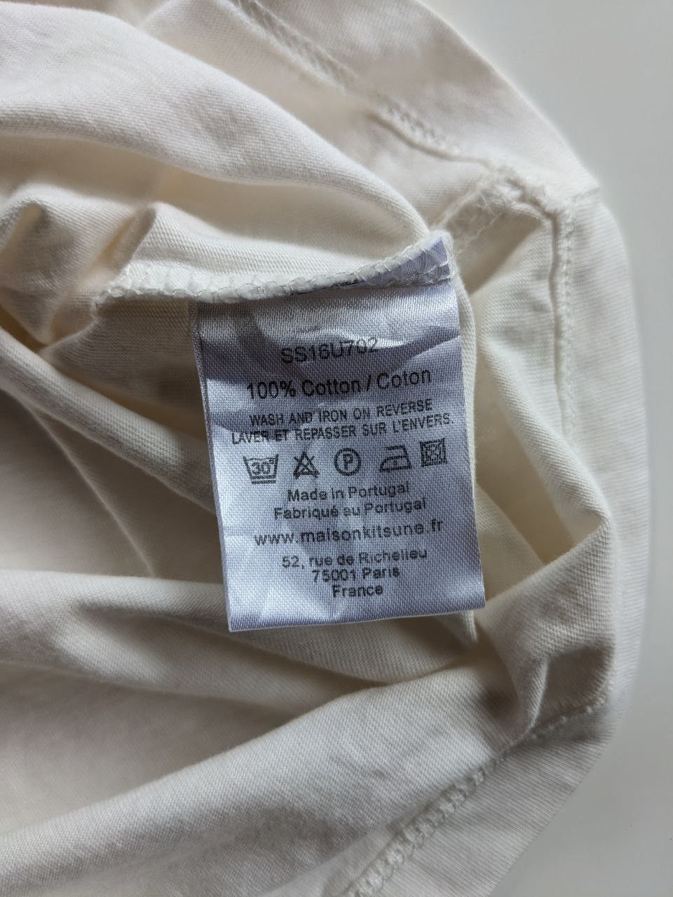 Maison Kitsune Maison Kitsune Paris shirt Size US XL / EU 56 / 4 - 5 Thumbnail