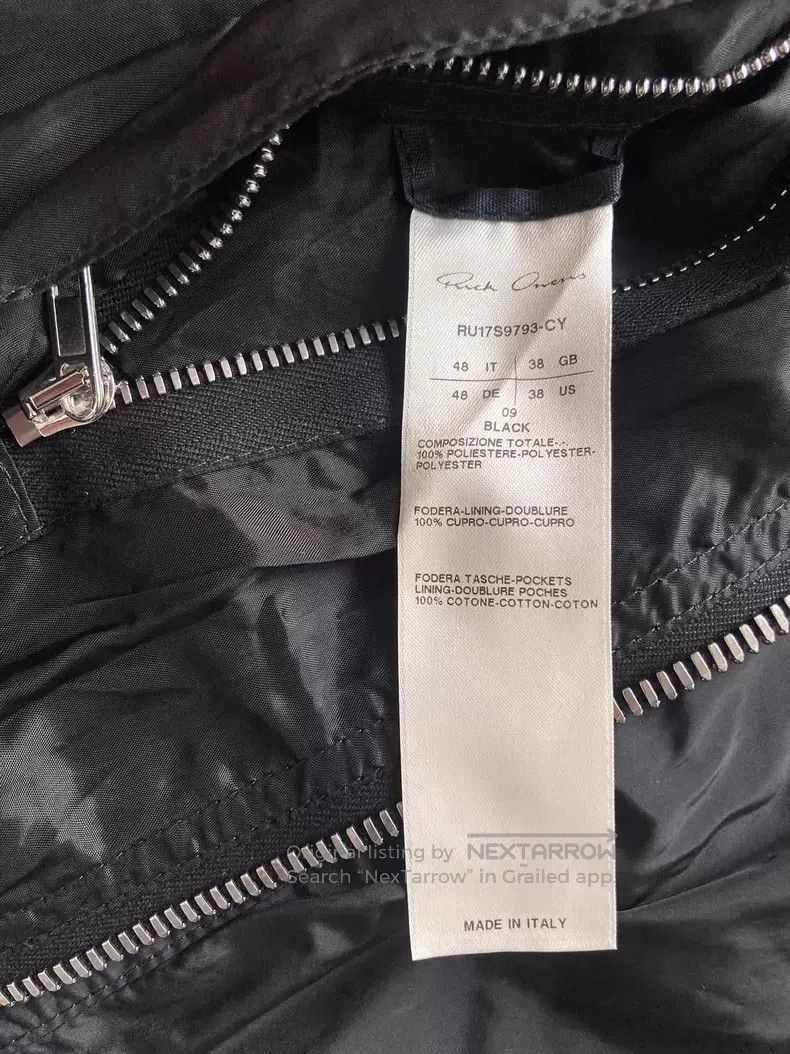 Rick Owens Rick Owens Slim cropped dark zip jacket Size US M / EU 48-50 / 2 - 7 Thumbnail