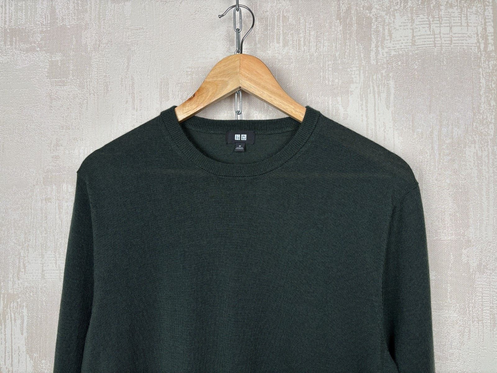 Uniqlo Uniqlo Crew Neck Wool Pullover Sweater Jumper Size US M / EU 48-50 / 2 - 1 Thumbnail