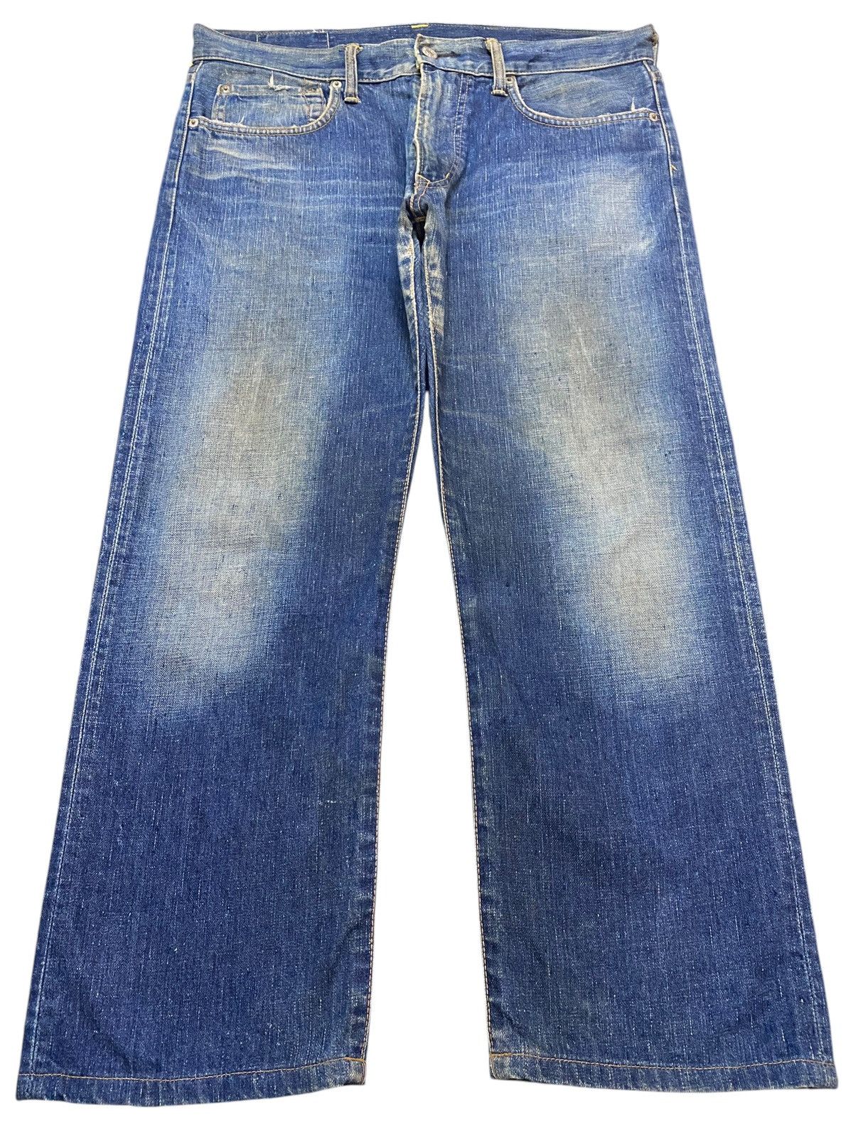 Edwin Vintage Edwin Japan Mud Wash Baggy Style Jeans Size US 36 / EU 52 - 1 Thumbnail
