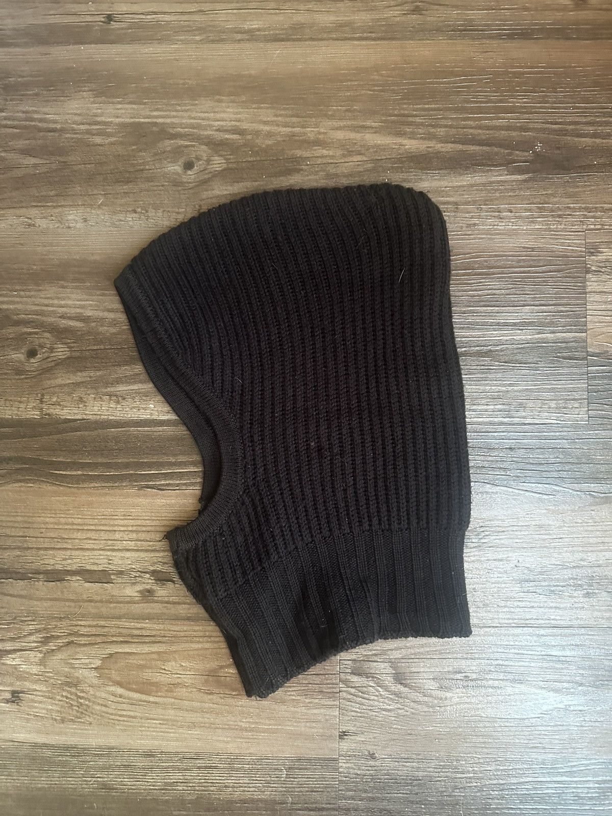 Rick Owens Mainline Knit Balaclava Size ONE SIZE - 3 Thumbnail