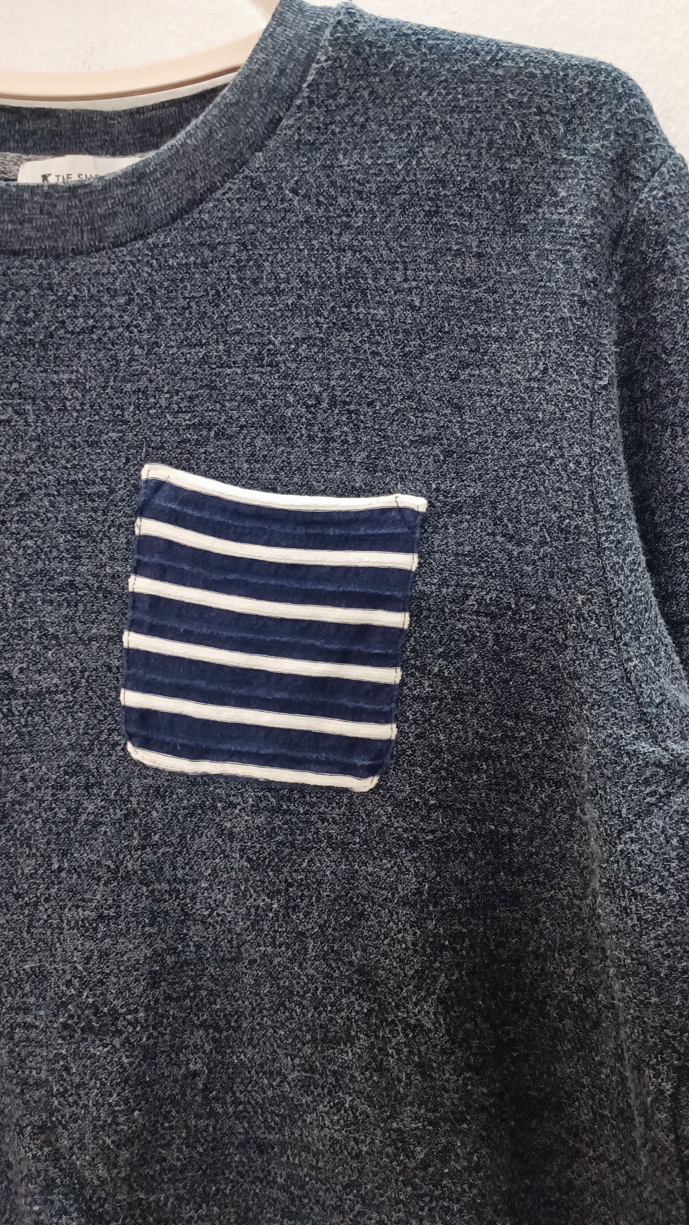 Designer × Homespun Knitwear × Japanese Brand Vintage Look Blue Knitwear Sweatshirts Size L / US 10 / IT 46 - 3 Thumbnail