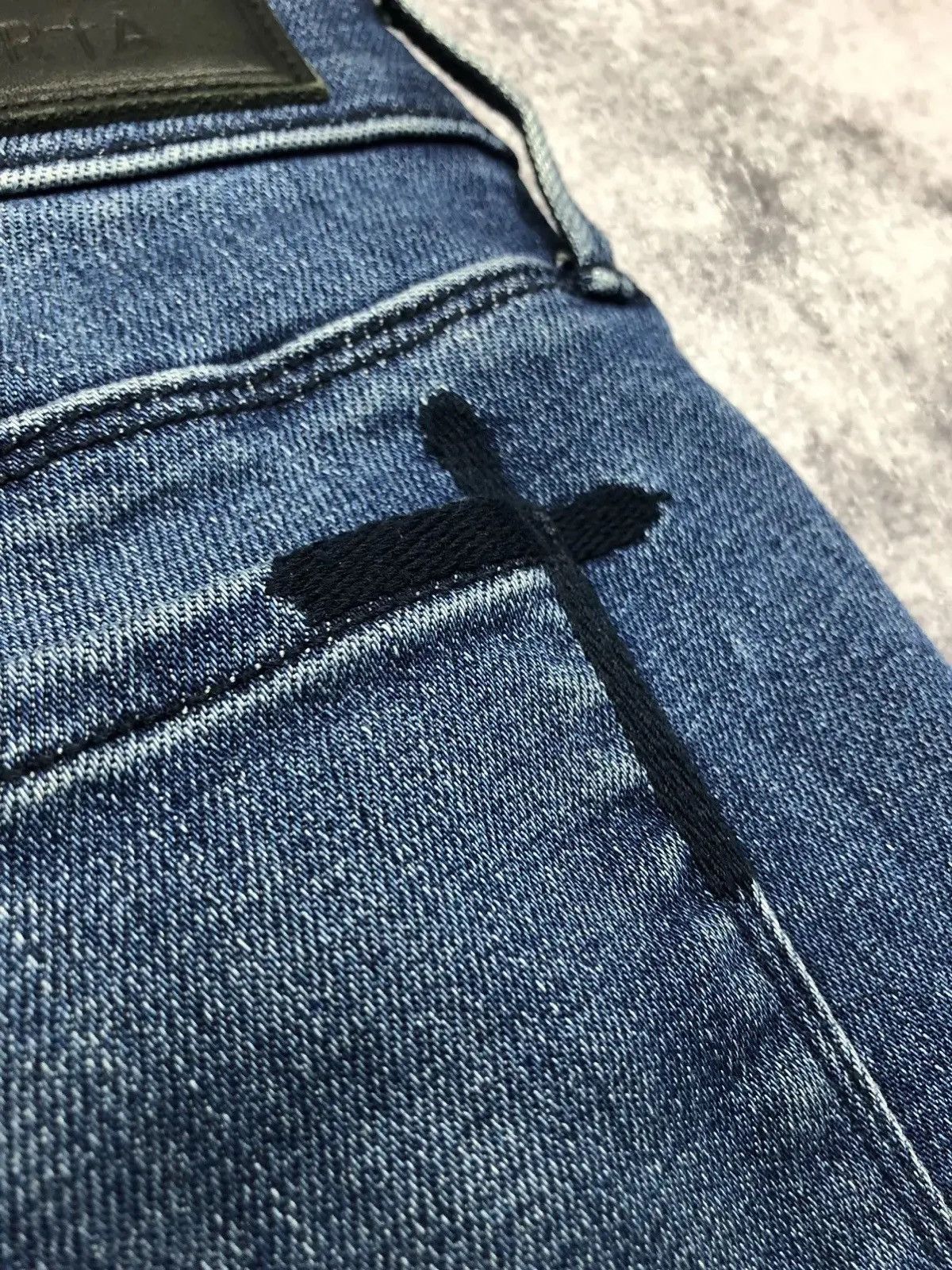 Rta RTA Very Rare Blue Flared Jeans Avantgarde Hype Streetwear Size 28" / US 6 / IT 42 - 16 Thumbnail