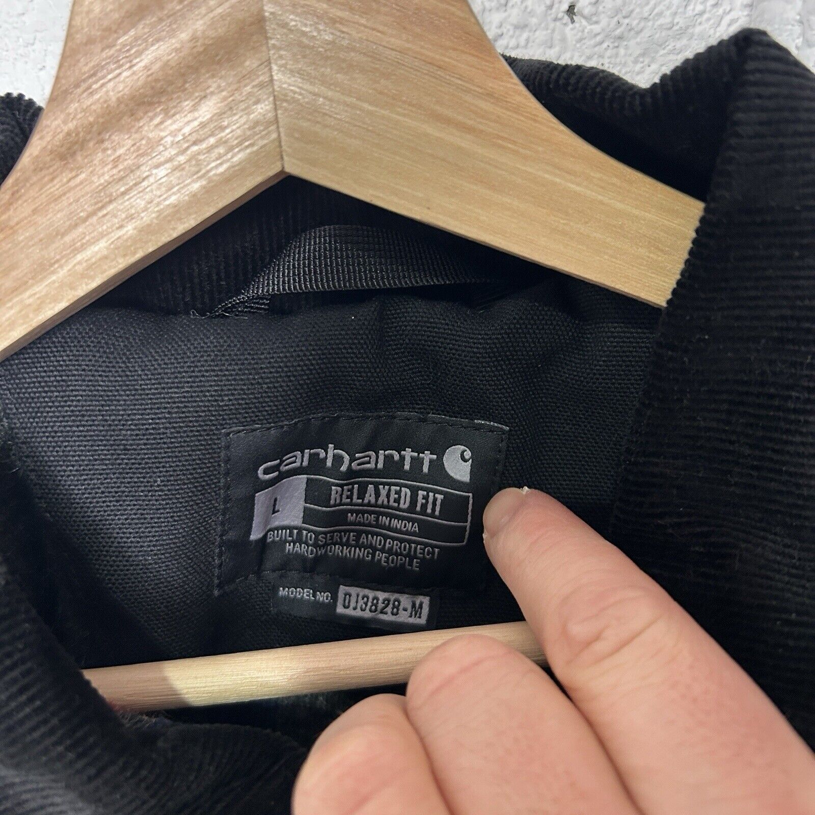 Carhartt Carhartt Detroit Blanket-Lined Jacket “Black” Size US L / EU 52-54 / 3 - 5 Thumbnail