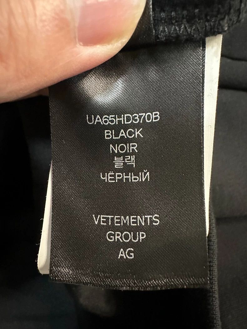 Vetements Vetements Hooded Sweatshirt, Size M, Length 78, Chest Widt Size US M / EU 48-50 / 2 - 6 Thumbnail