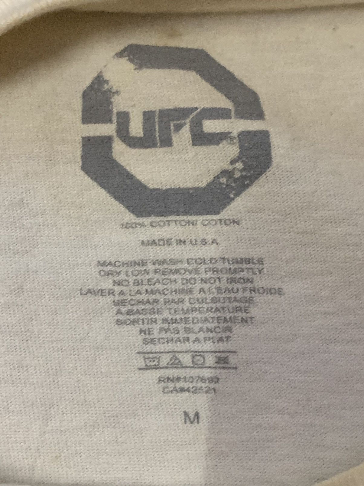 UFC UFC Nice Graphics Tee Size US M / EU 48-50 / 2 - 4 Thumbnail