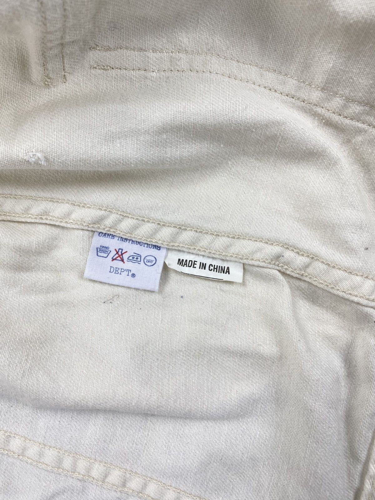 Japanese Brand Vintage Dept Cropped Cotton Button Up Jacket Size US M / EU 48-50 / 2 - 10 Thumbnail