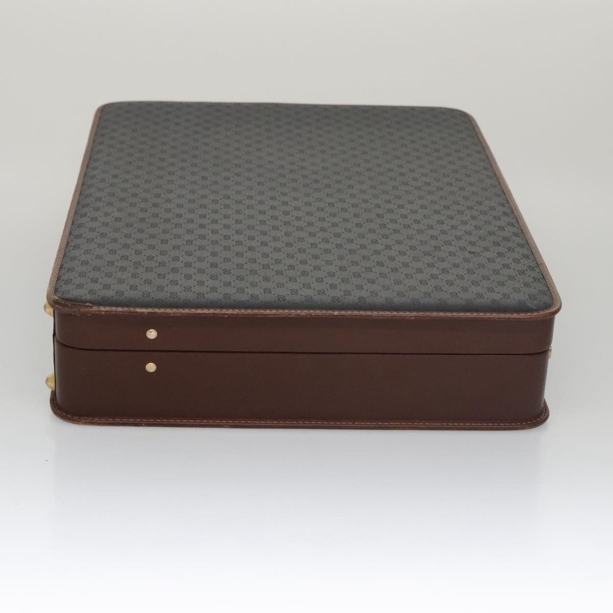 Gucci GUCCI Micro GG Canvas Trunk Black Gold Size ONE SIZE - 5 Thumbnail