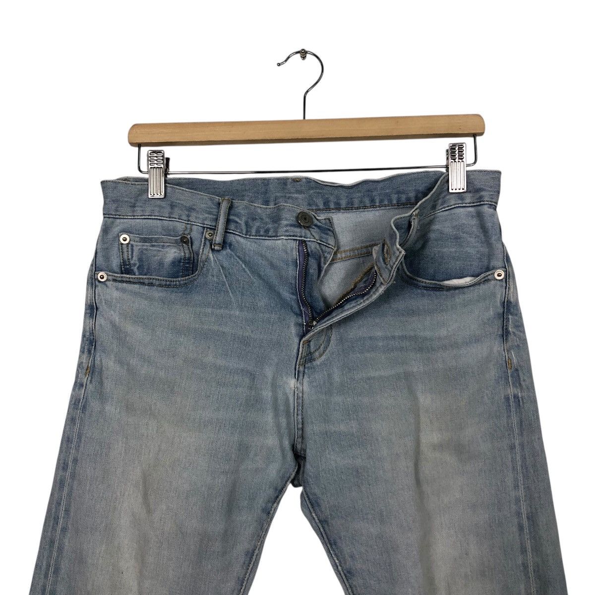 Japanese Brand SHIPS “Destroyed Knee” Slim Denim Issey Miyake Size 30" / US 8 / IT 44 - 17 Thumbnail