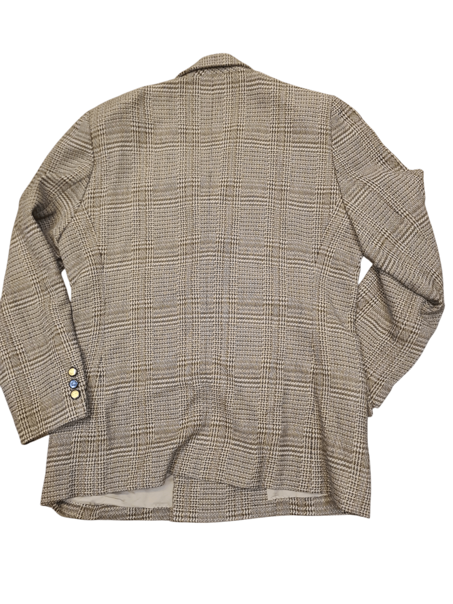 Balenciaga Vintage balanciaga houndstooth wool blazer Size S / US 4 / IT 40 - 2 Thumbnail