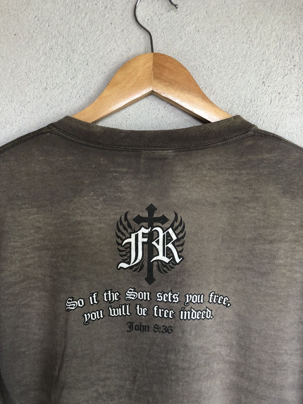 Affliction × Harley Davidson × Vintage Vintage Y2K Sunfaded Free Riders Motorcycle Club Tee Size US XL / EU 56 / 4 - 11 Thumbnail