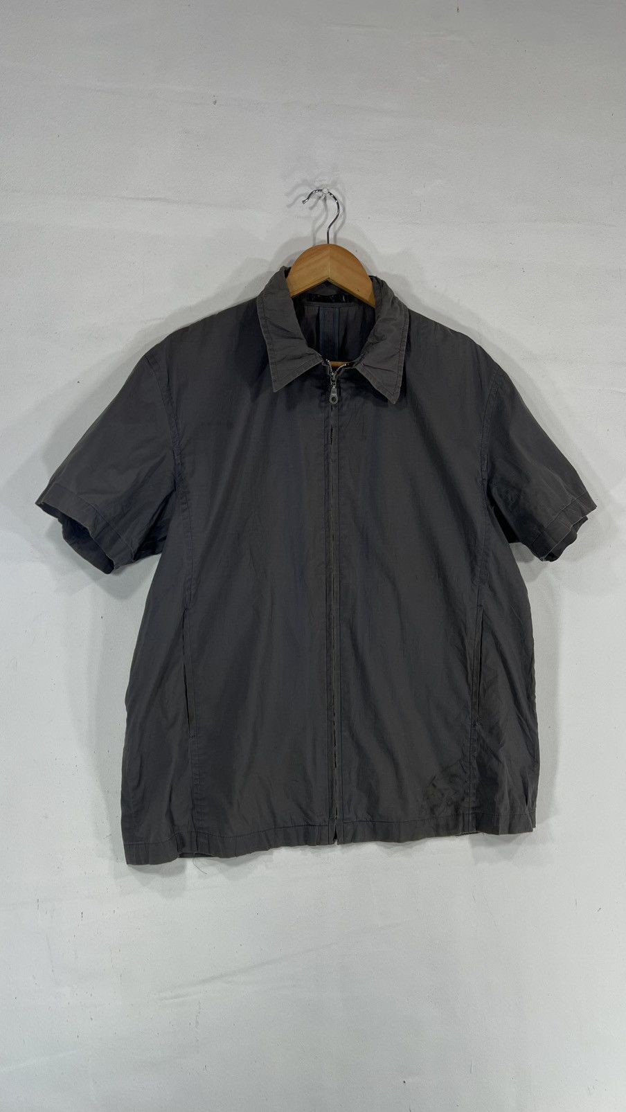 Yohji Yamamoto Vintage Full Zipper Yohjiyamamoto Shirt Size US L / EU 52-54 / 3 - 8 Thumbnail