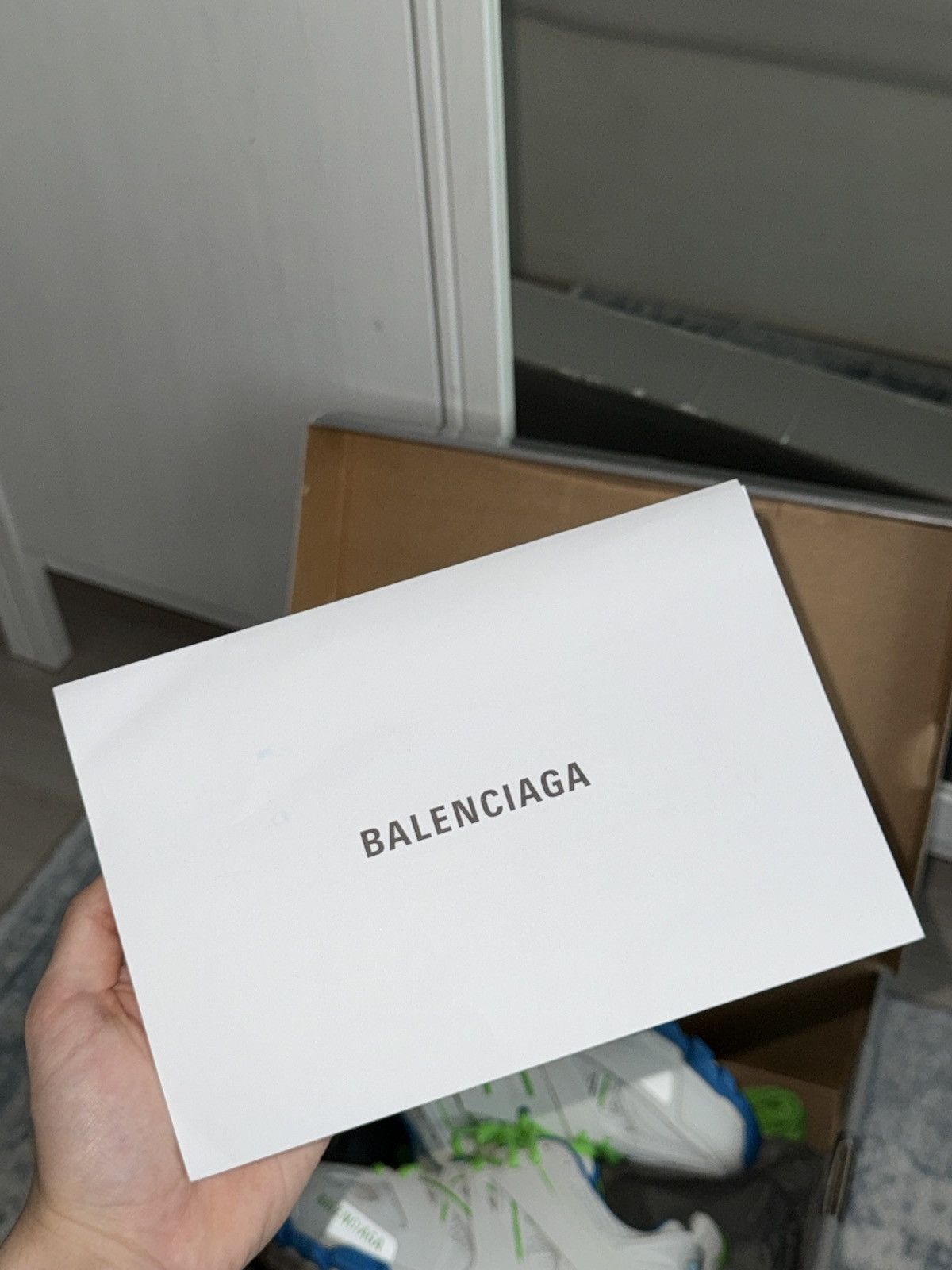 Balenciaga Balenciaga Track WHITE/GREEN/BLUE Size US 7 / EU 40 - 13 Thumbnail