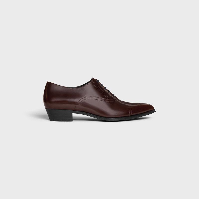 Celine CELINE JUDE PERFORATED OXFORD IN POLISHED BULL dark brown Size US 11 / EU 44 - 1 Thumbnail