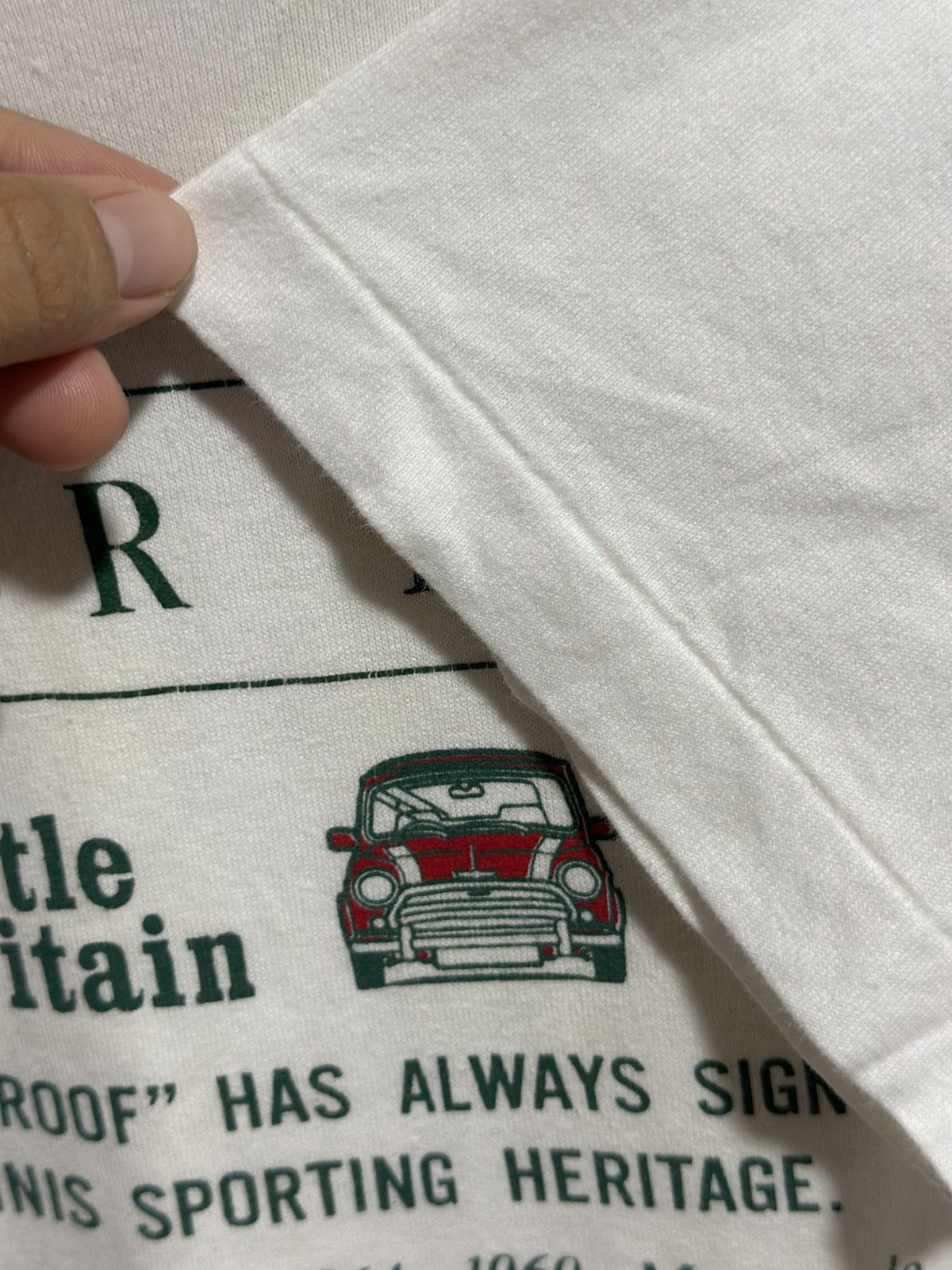 Cooper × Vintage Vintage Rover Mini John Cooper Faded Tee Size US M / EU 48-50 / 2 - 4 Thumbnail