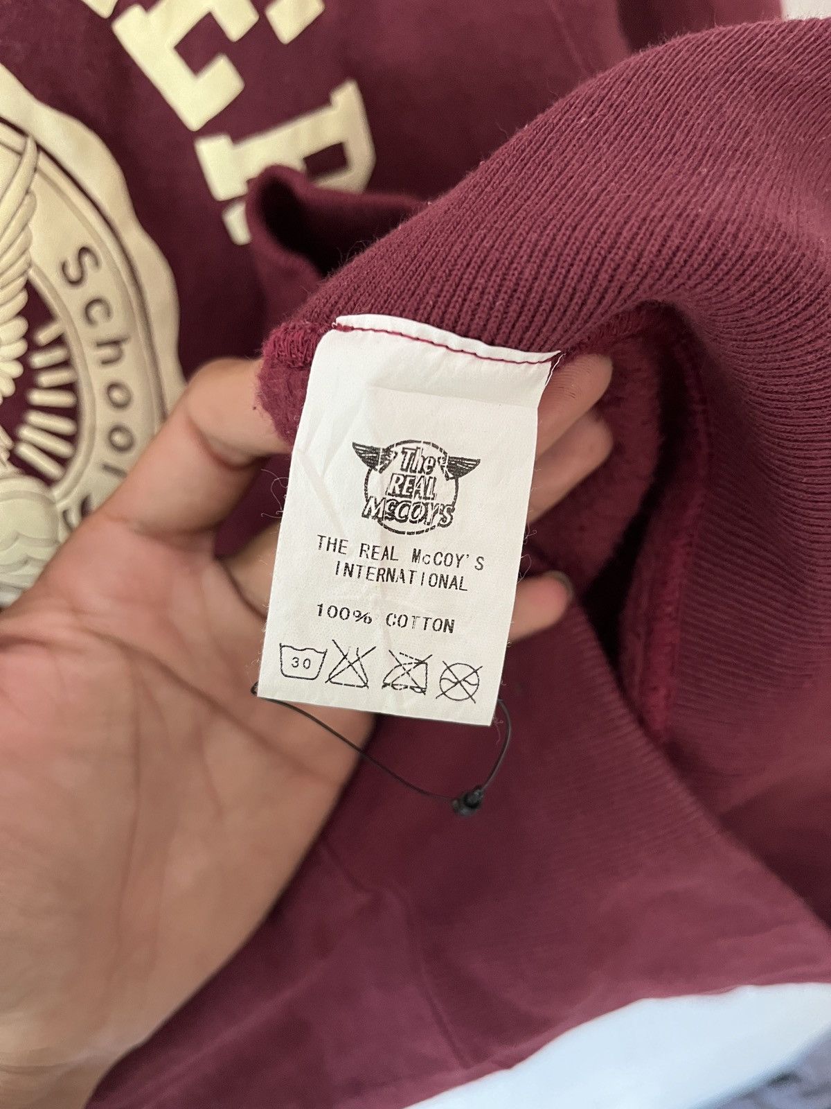 The Real McCoy's the real mccoys hoodie greenbrier college Size US S / EU 44-46 / 1 - 5 Thumbnail