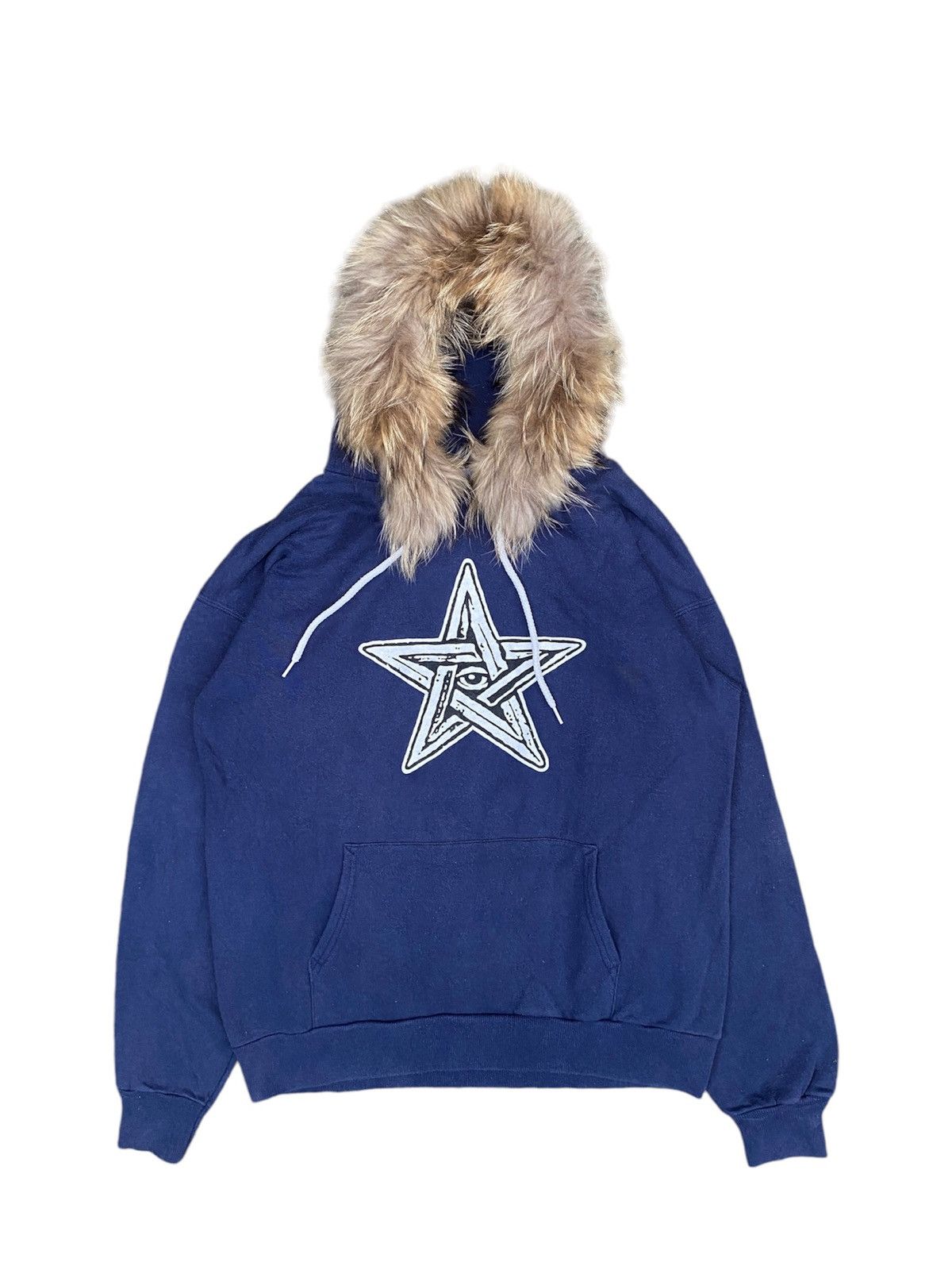 If Six Was Nine × Japanese Brand × Le Grande Bleu (L.G.B.) Asylum Tribal Fur Hoodie Ifsixwasnine Lgb style Size US L / EU 52-54 / 3 - 1 Thumbnail