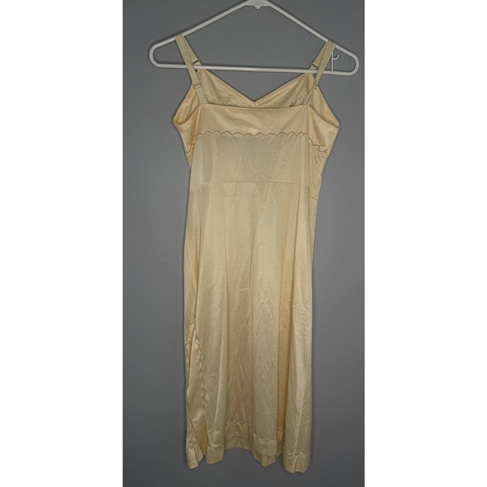 Other Lingerie by Vincent Silky Nightgown Slip Dress Cream 36 US 6 Size S / US 4 / IT 40 - 4 Thumbnail