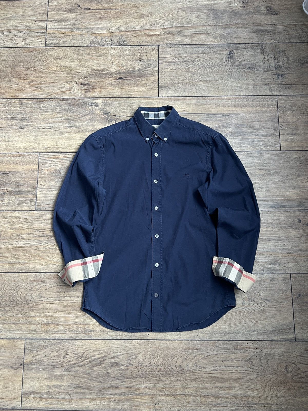 Burberry Classic Burberry Collared Dress Shirt Size US S / EU 44-46 / 1 - 1 Thumbnail