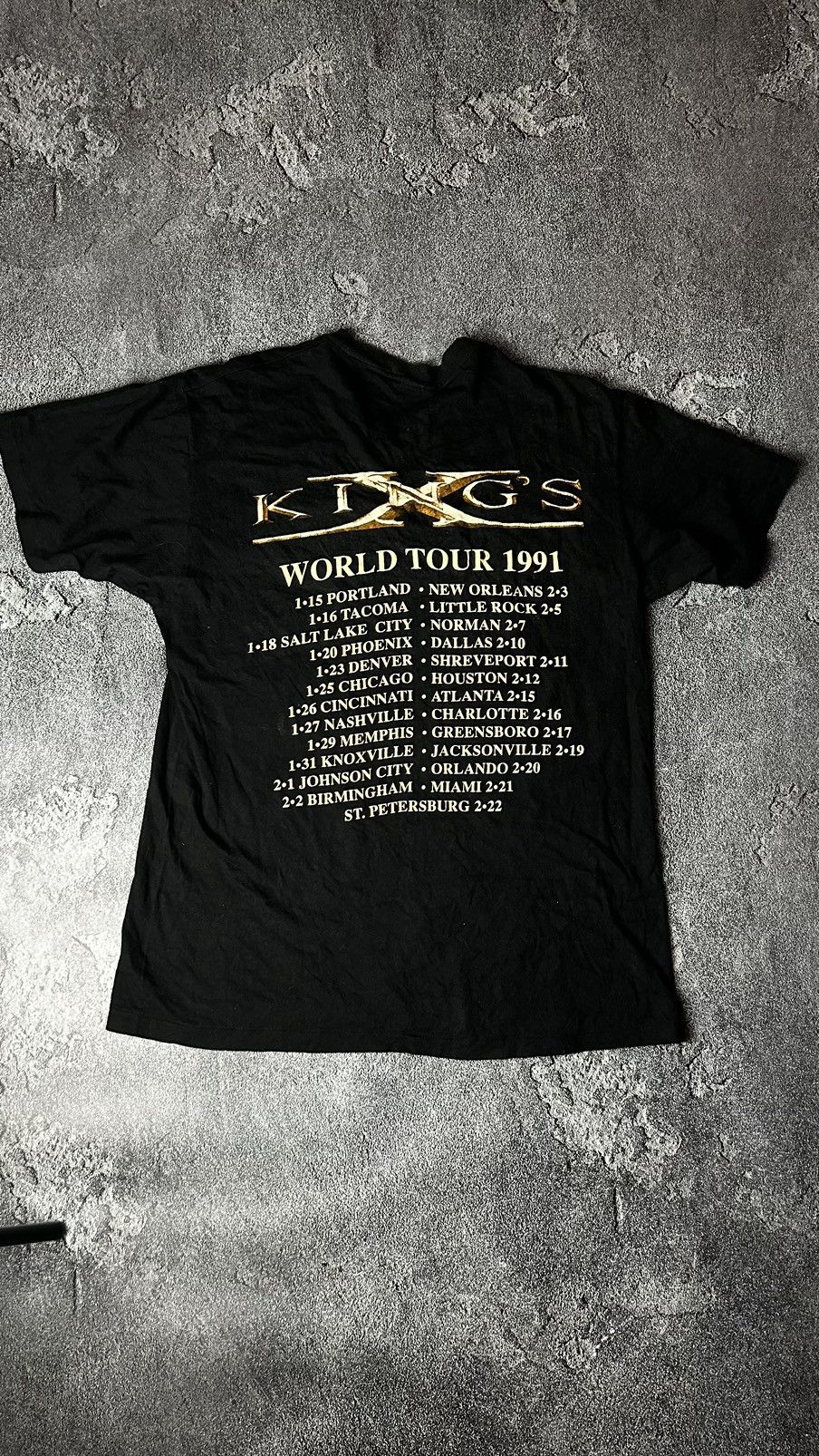 King × Last Kings × Vintage Vintage 80s KING'S X band t-shirt PEARL JAM NIRVANA Size US M / EU 48-50 / 2 - 2 Thumbnail