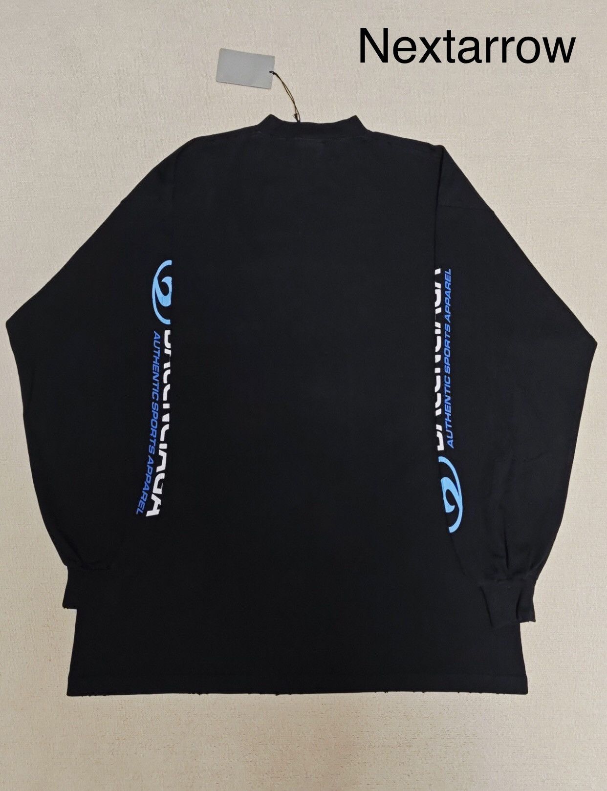 Balenciaga Balenciaga 23fw surfing logo letter long sleeved sweatshirt Size US M / EU 48-50 / 2 - 2 Thumbnail