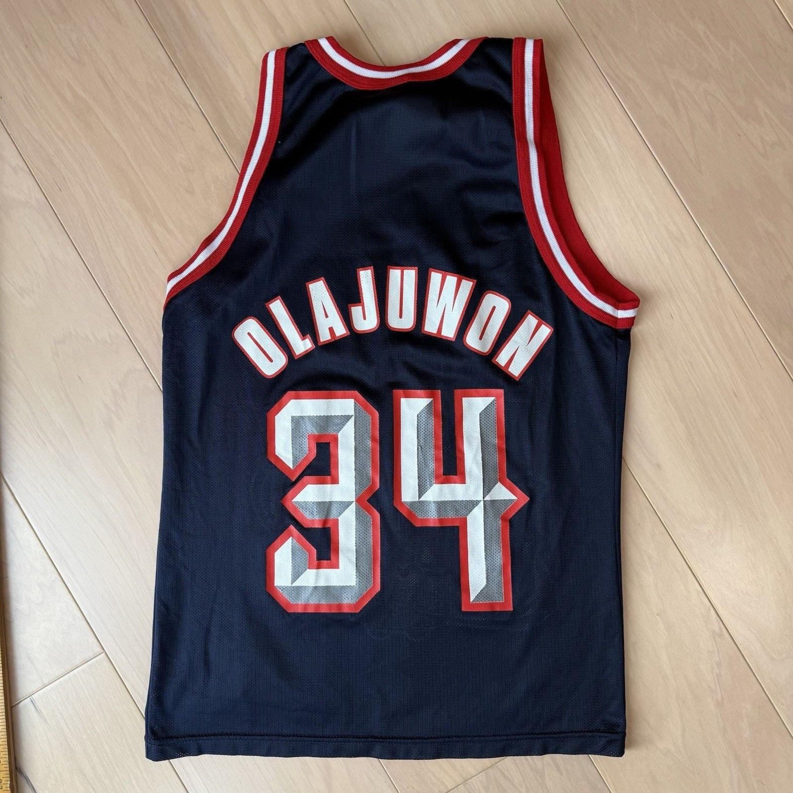 Champion Vintage Hakeem Olajuwon Houston Rockets Jersey 40 Navy Size US S / EU 44-46 / 1 - 7 Thumbnail