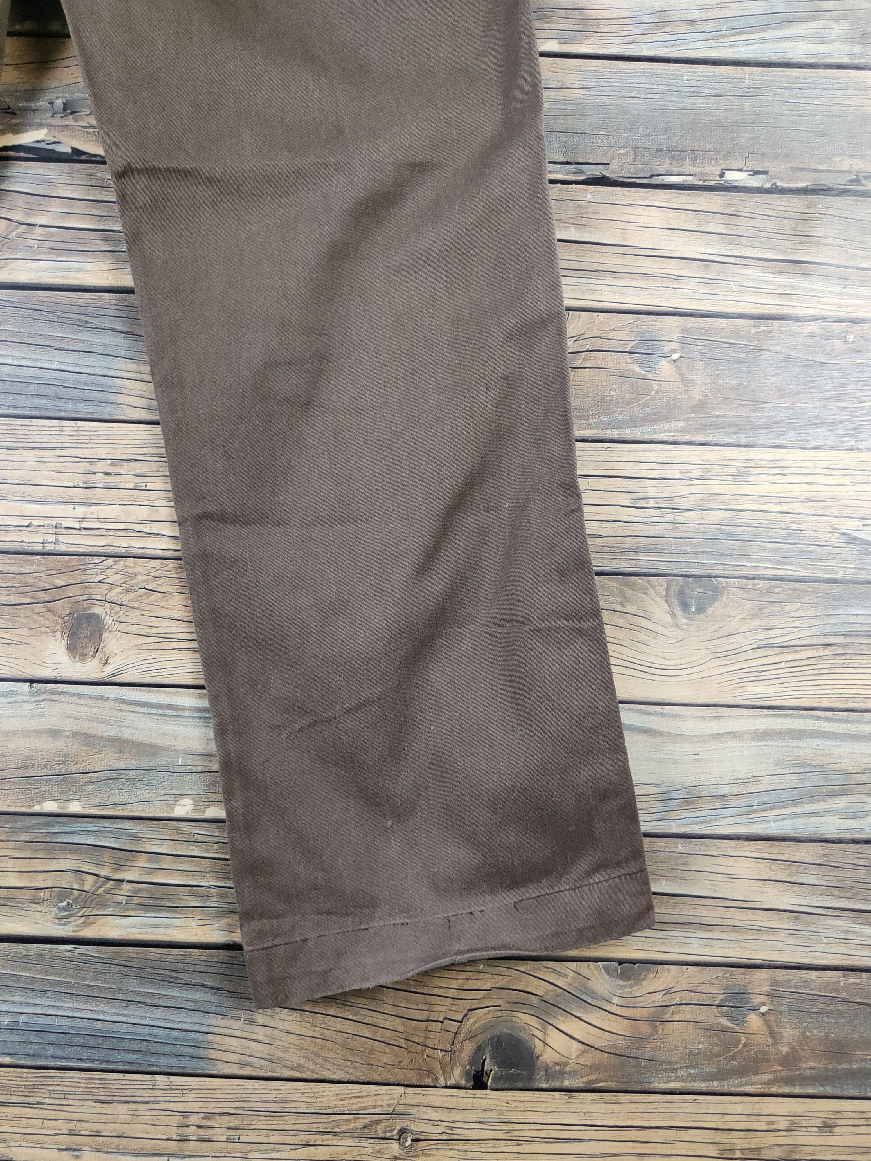 Japanese Brand DL Jichodo-Jawin Brown Multipocket Cargo Pants #1126 Size US 31 - 13 Thumbnail