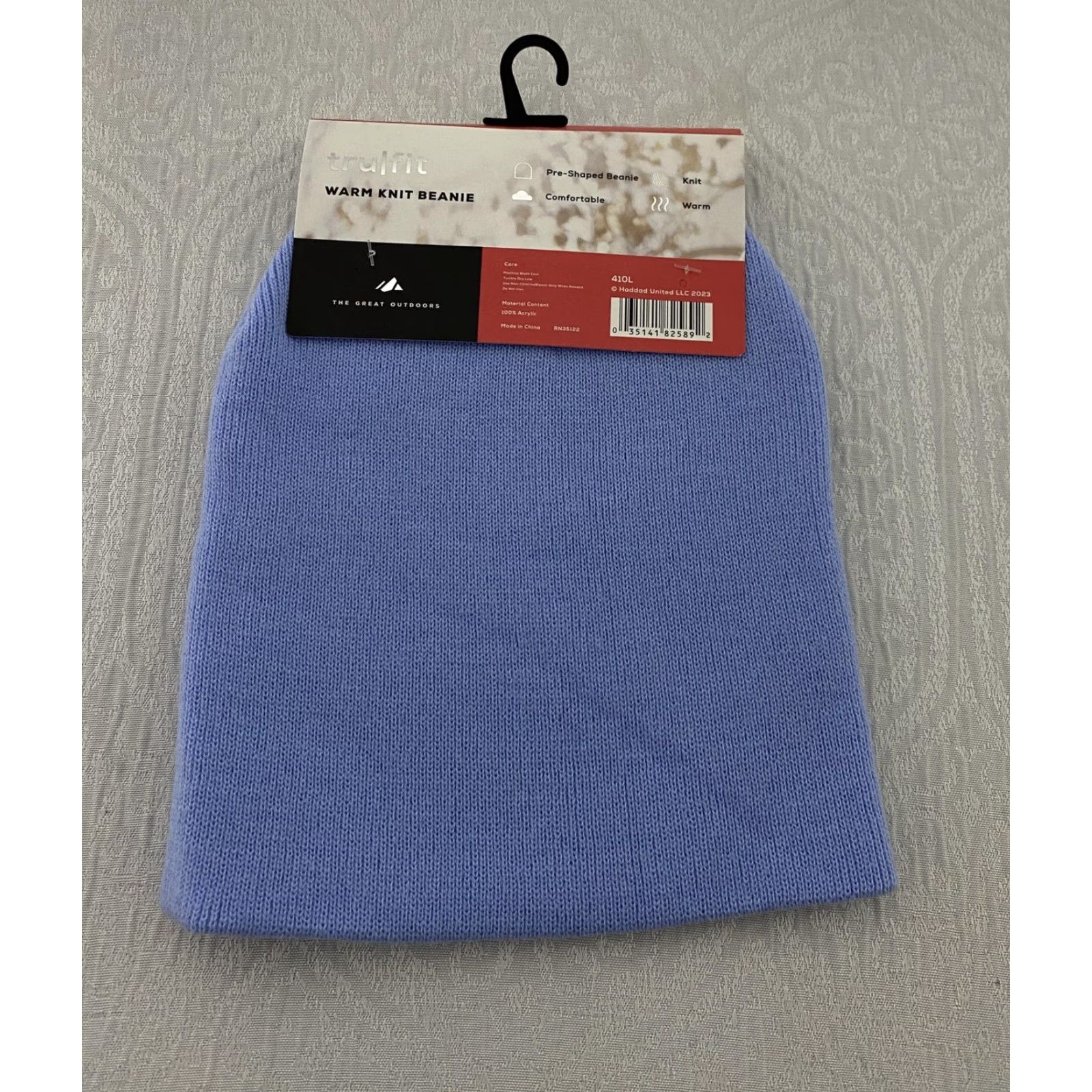 Vintage Trulfit Hat Beanie One Size Light Blue Knit Warm Soft Winter Womens Cozy Size ONE SIZE - 3 Thumbnail