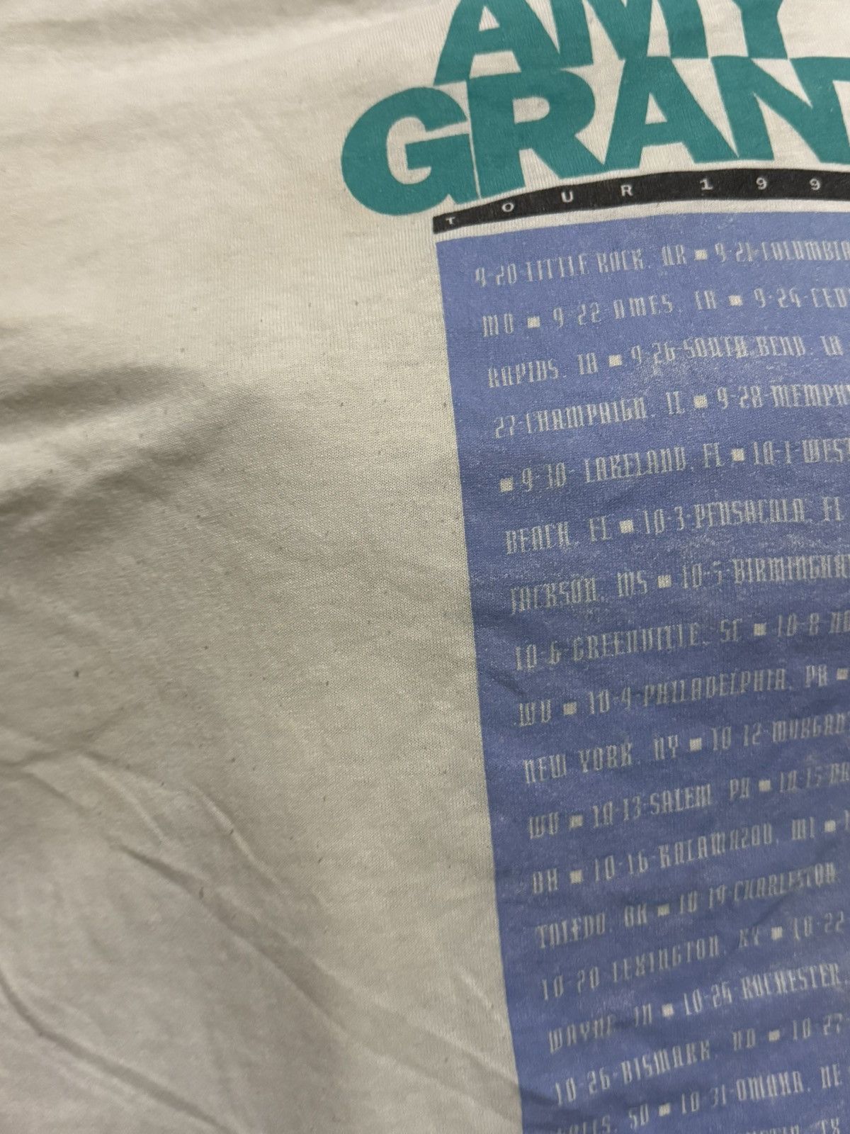 Other Thrashed Vintage single stitch 90s Amy Grant T-Shirt Country Size US XL / EU 56 / 4 - 21 Thumbnail