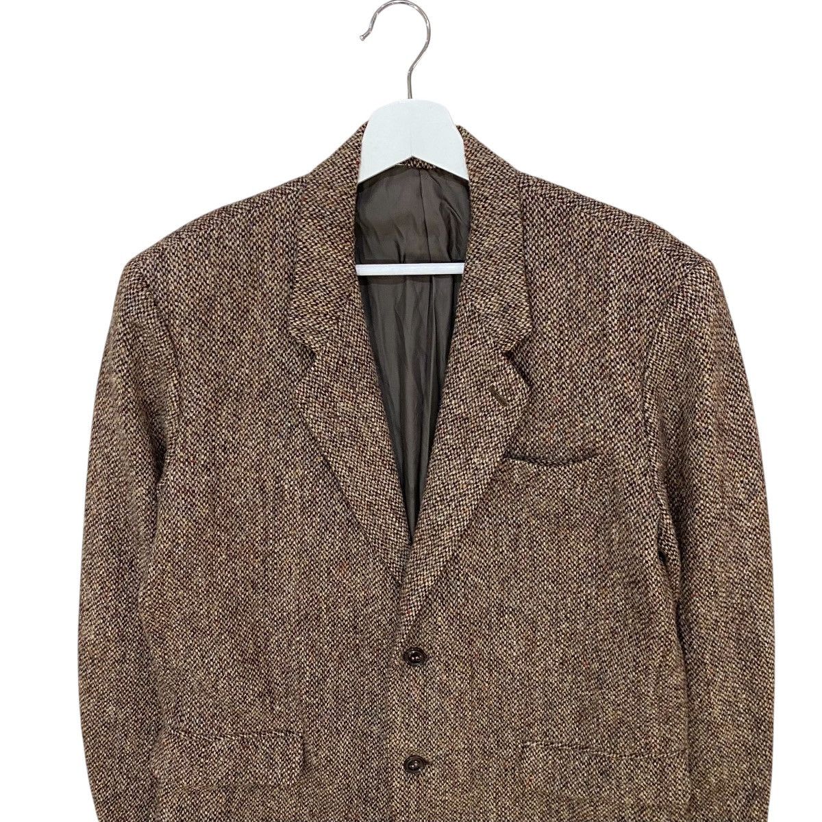 Harris Tweed 🌟HARRIS TWEED X MEN’S BIGI WOOL KNIT HERRINGBONE JACKET Size US S / EU 44-46 / 1 - 4 Thumbnail