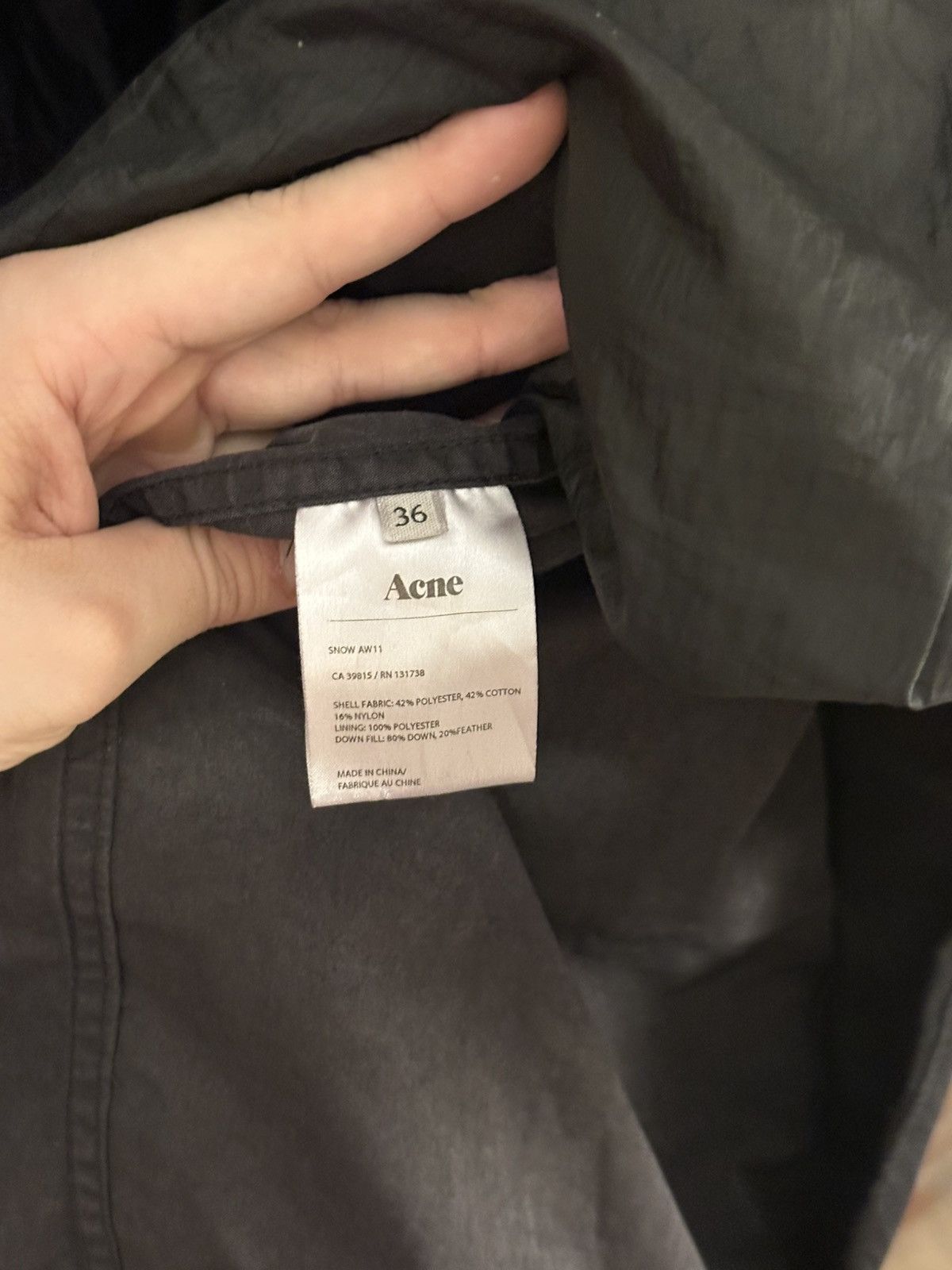 Acne Studios Acne Studios Black Parkas Down Jacket 36/S Size S / US 4 / IT 40 - 15 Thumbnail