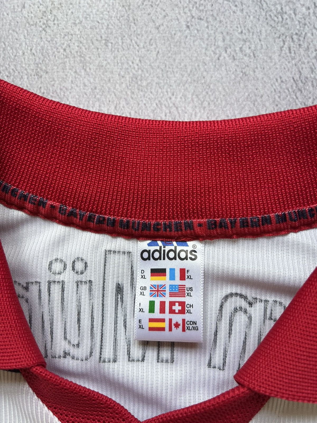 Adidas ADIDAS BAYERN MUNCHEN 98 FOOTBALL SOCCER Jersey MATTHAUS 10 Size US XL / EU 56 / 4 - 13 Thumbnail