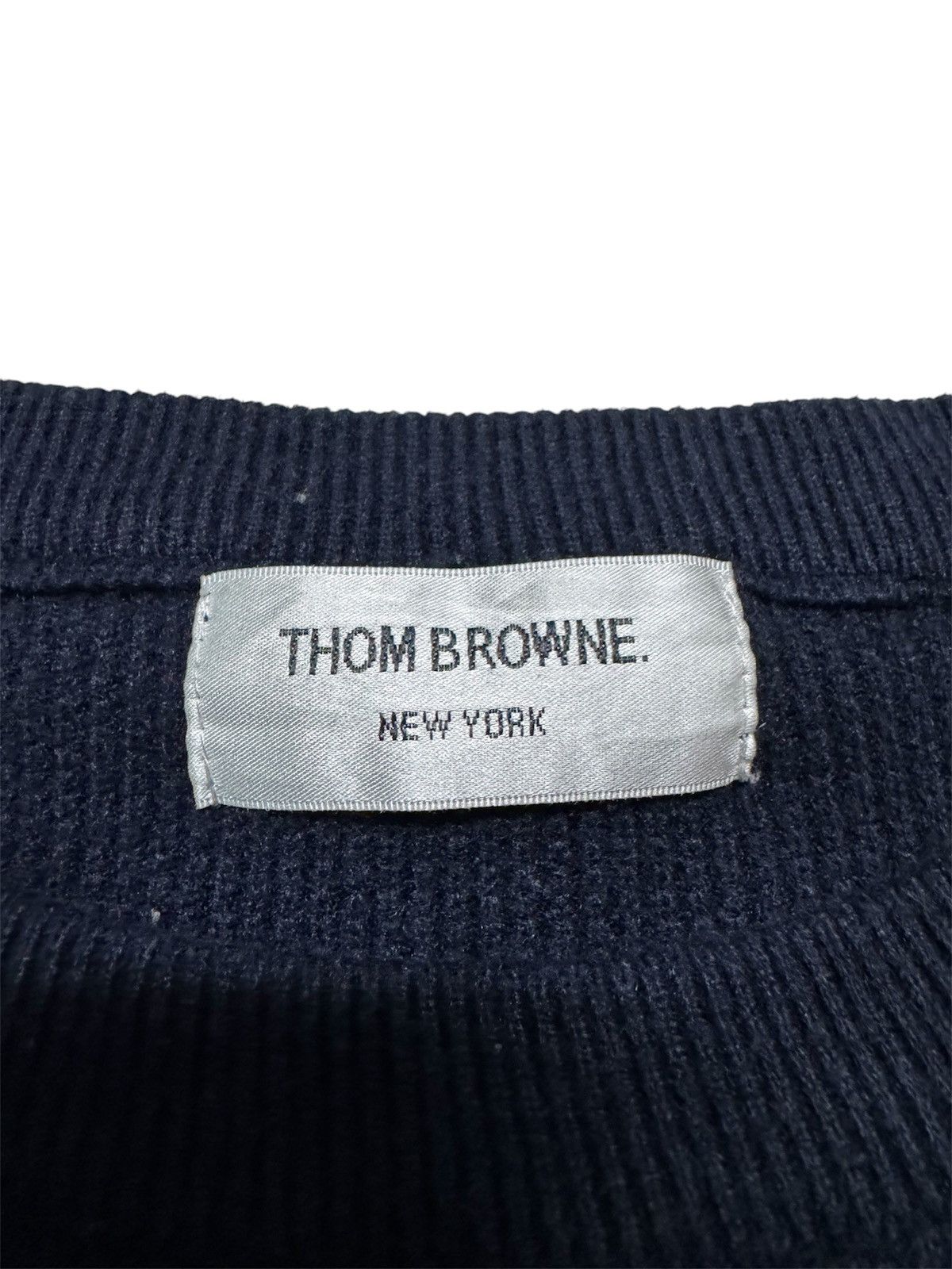 Thom Browne THOM BROWNE WAFFLE JUMPER KNITWEAR SWEATSHIRT SIZE 1 Size US S / EU 44-46 / 1 - 13 Thumbnail