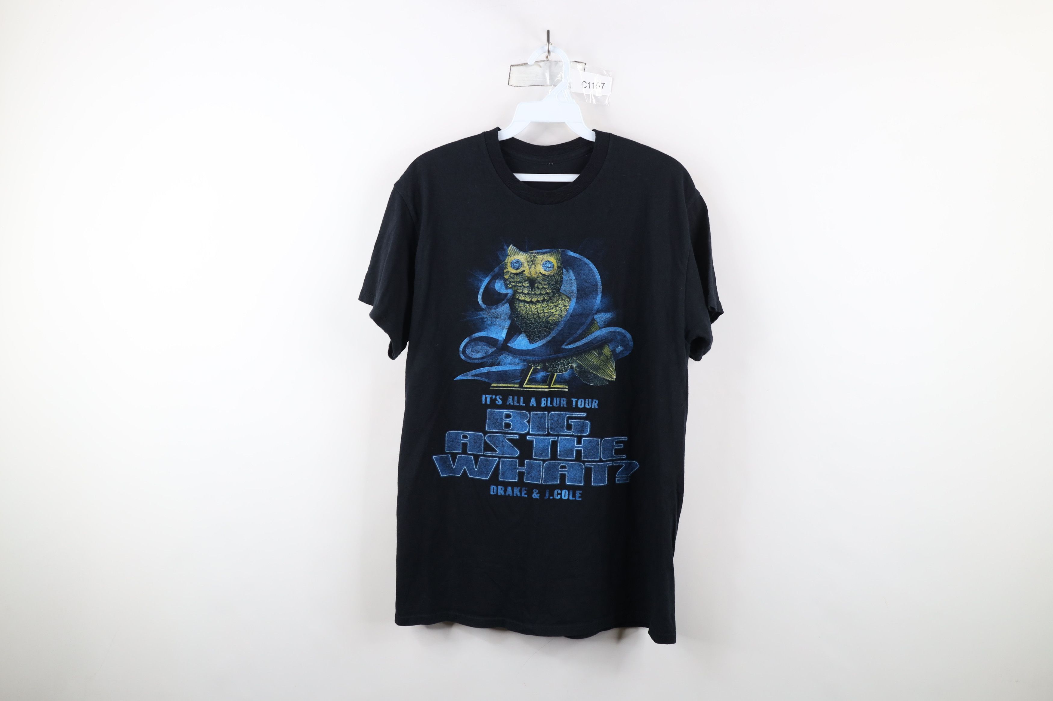 Vintage Streetwear It's All A Blur Tour Drake J Cole Rap Tee T-Shirt Size US S / EU 44-46 / 1 - 1 Thumbnail