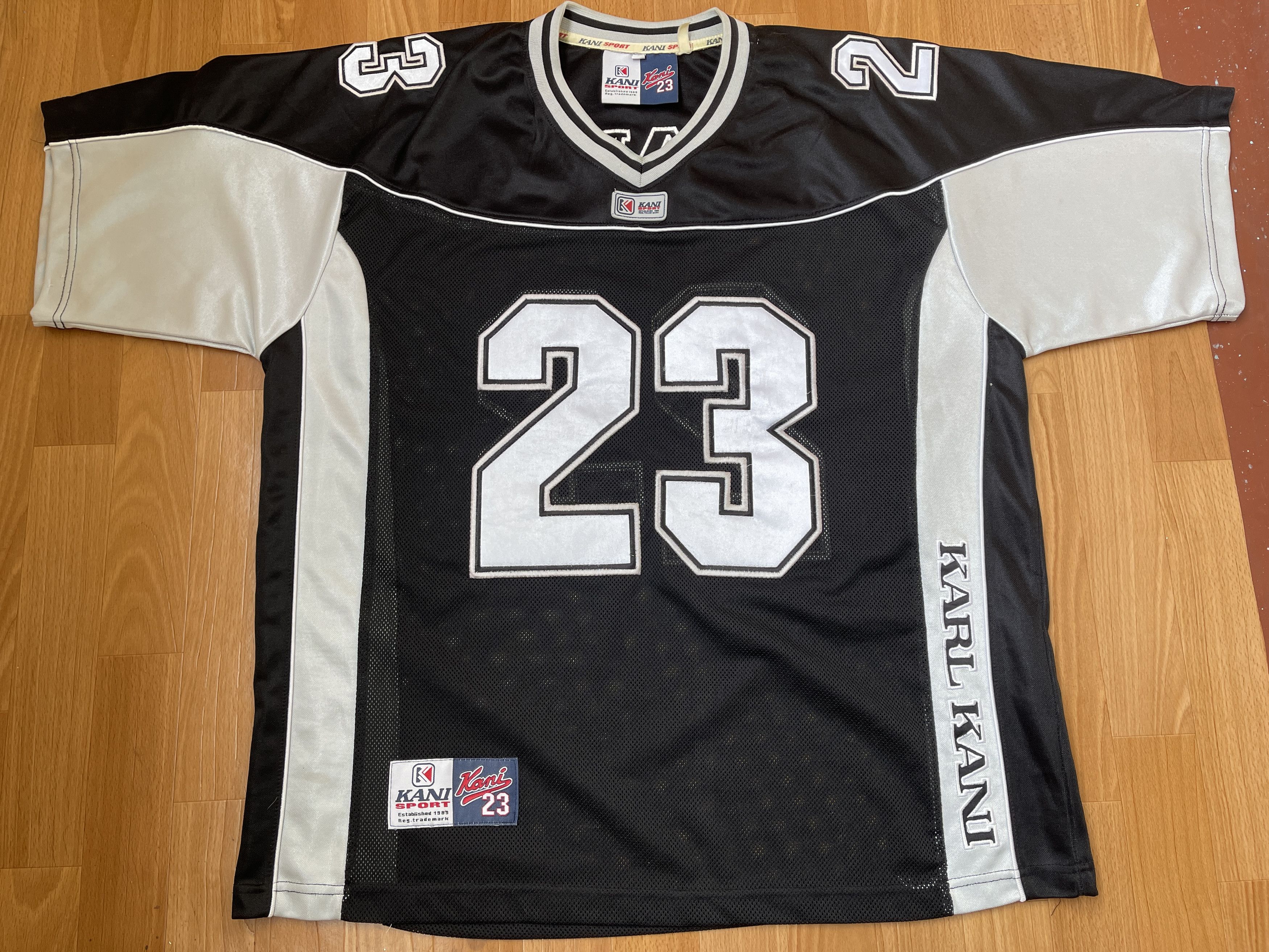 Karl Kani KARL KANI jersey, vintage hip hop t-shirt, 90s hip hop L Size US L / EU 52-54 / 3 - 2 Thumbnail