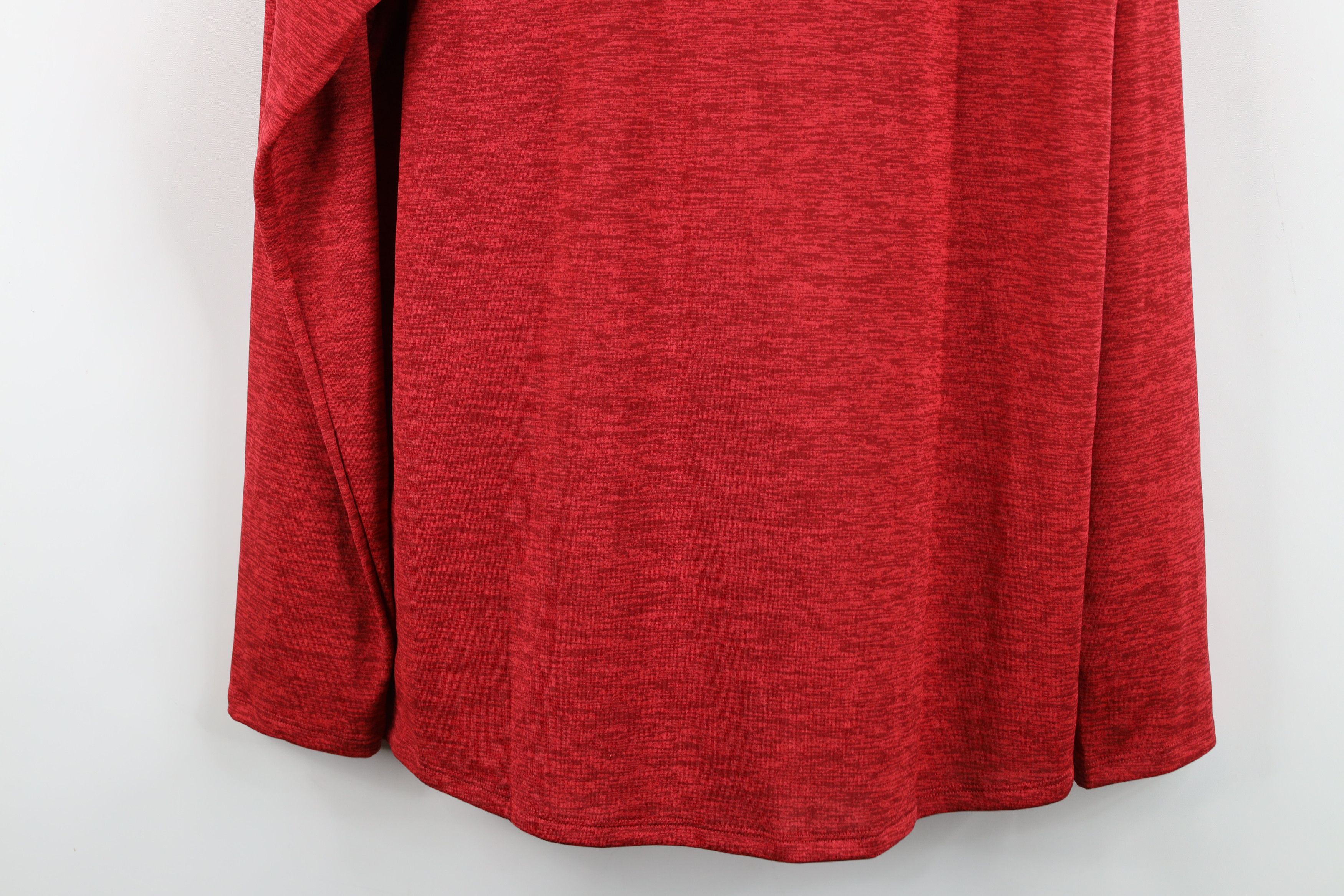 Under Armour New Under Armour Half Zip Pullover Jacket Top Heather Red Size US M / EU 48-50 / 2 - 14 Thumbnail
