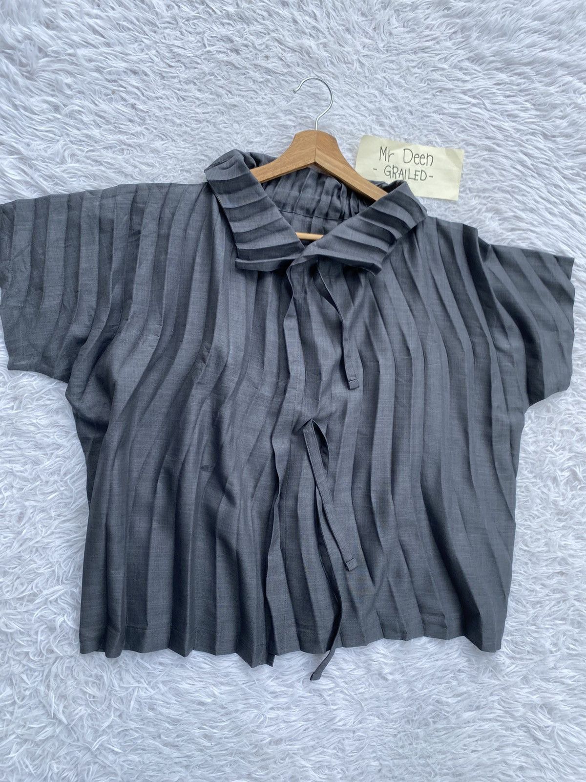 Issey Miyake Rare Issey Miyake IM Pleated Blouse Size M / US 6-8 / IT 42-44 - 5 Thumbnail