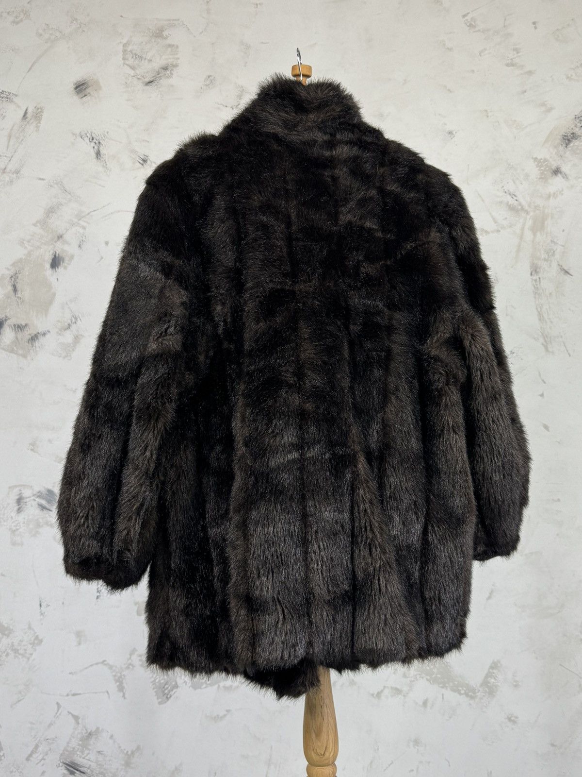 Vintage Vintage Couture Helene Faux Fur Coat Size M - L UK 18 US 16 Size L / US 10 / IT 46 - 3 Thumbnail