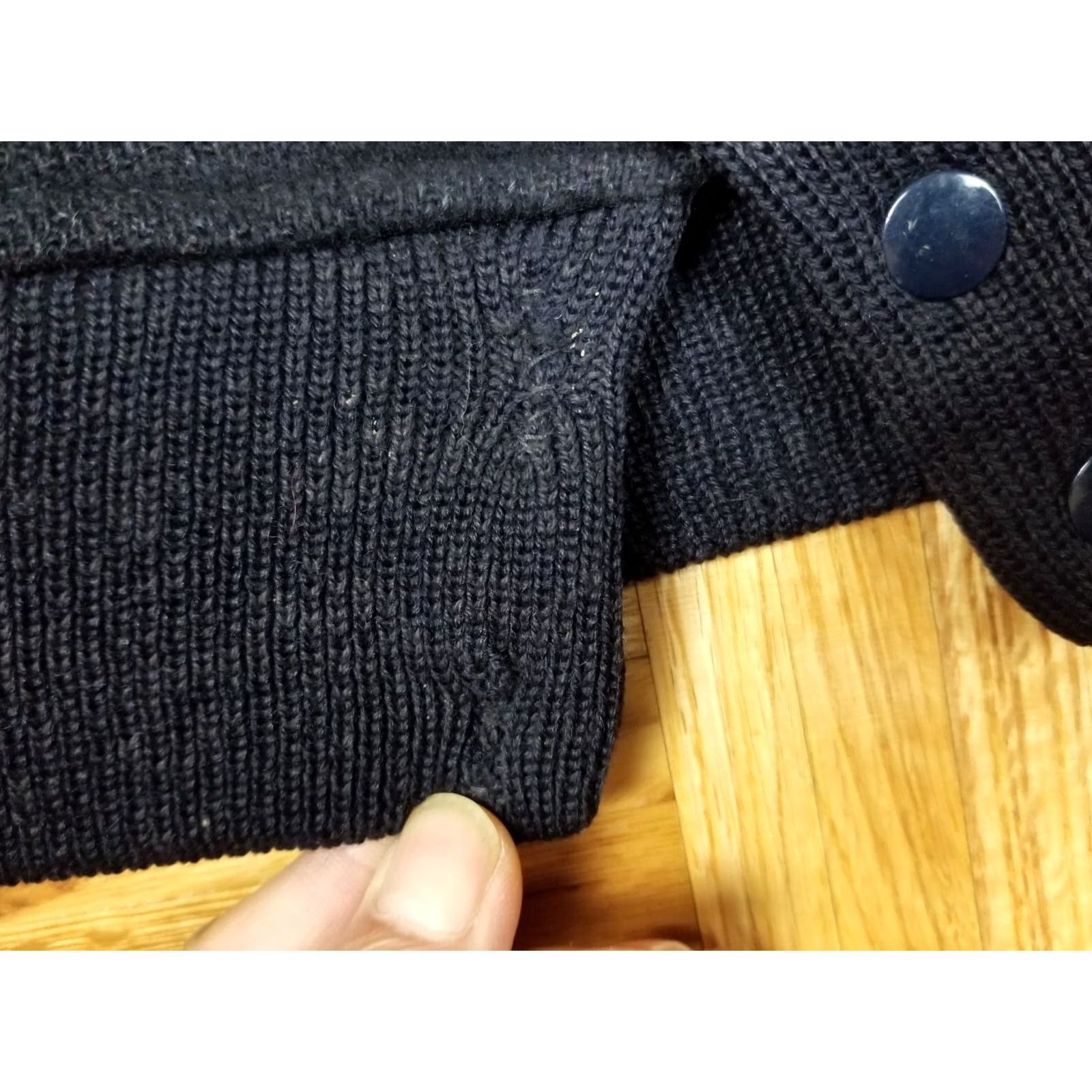 Vintage VINTAGE Campus Club Chain Stitch Black Wool Jacket Large Rockabilly Jackets Mens Size US L / EU 52-54 / 3 - 7 Thumbnail