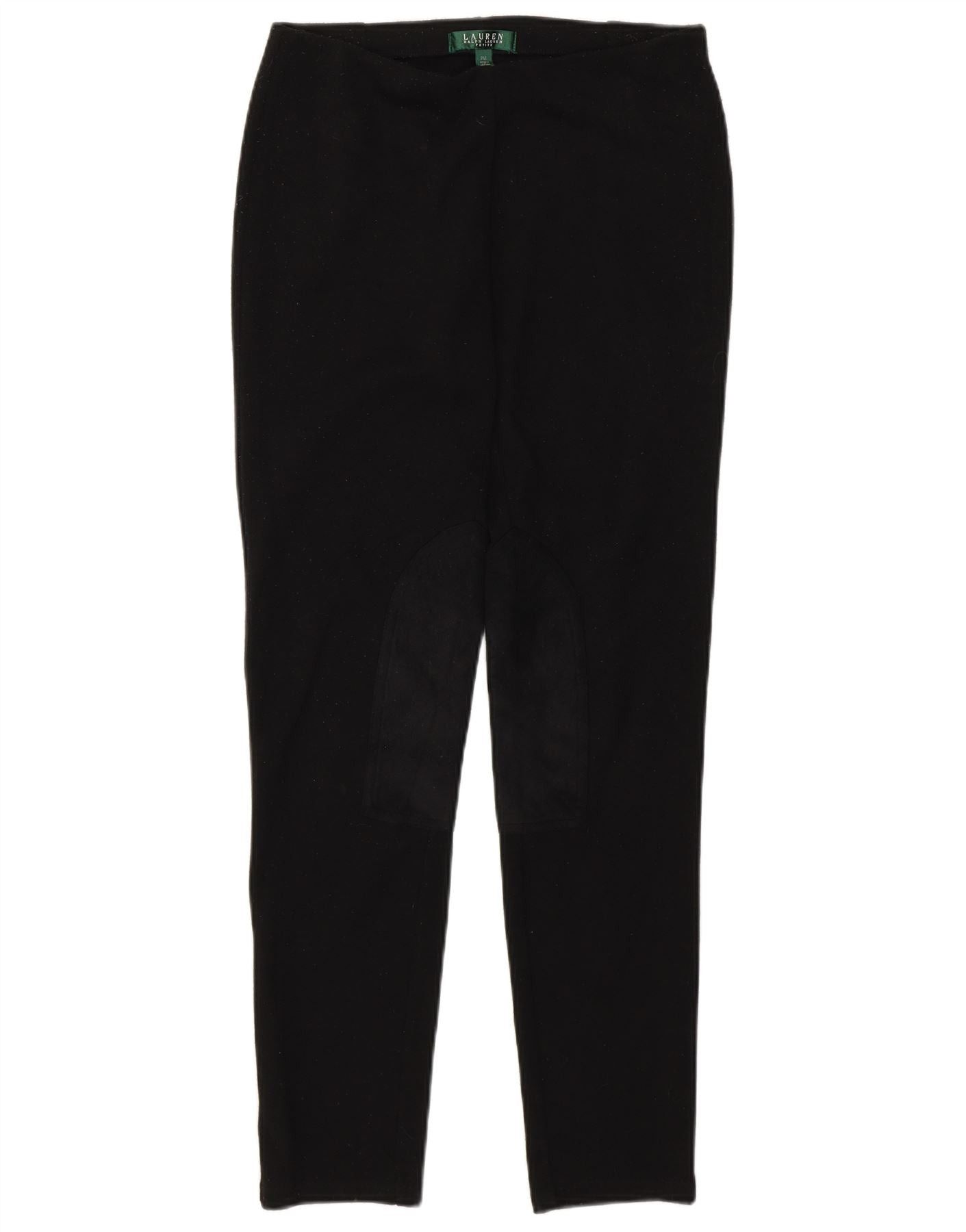 Ralph Lauren Womens Petite Skinny Casual Trousers Medium W30 L29 Black Size 30" / US 8 / IT 44 - 1 Thumbnail