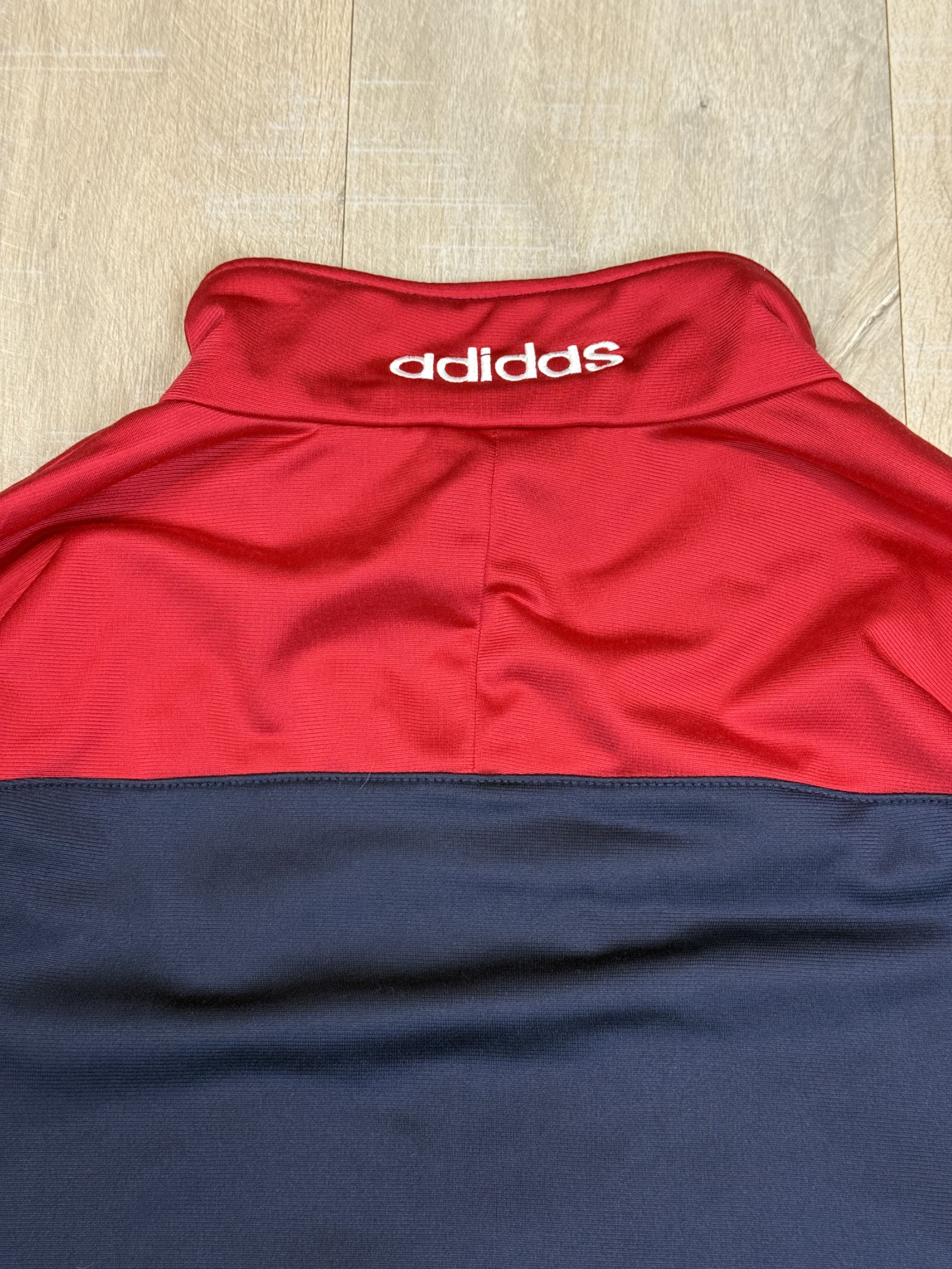 Adidas 90s Adidas Track Jacket Stripes Size L Size US L / EU 52-54 / 3 - 8 Thumbnail