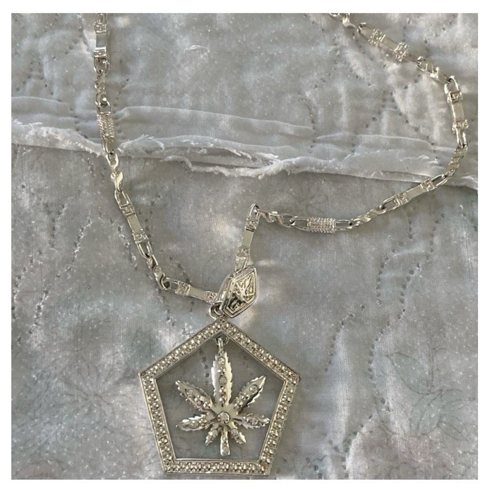 50 Cent Custom 2000s Hip Hop 'Bling' Jewelry Set - 50 Cent Look Size ONE SIZE - 9 Thumbnail