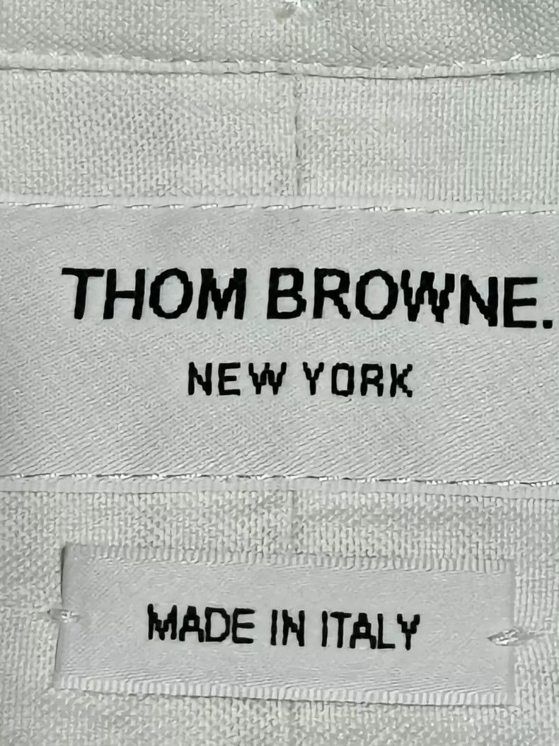 Thom Browne Thom Browne White long-sleeved shirt Size US XS / EU 42 / 0 - 4 Thumbnail