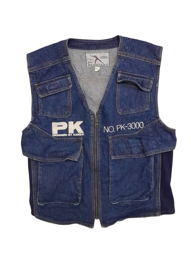 DAIWA Provisor Daiwa x Kansai Yamamoto Denim Vest Sailing(F13) Size US M / EU 48-50 / 2 - 2 Thumbnail